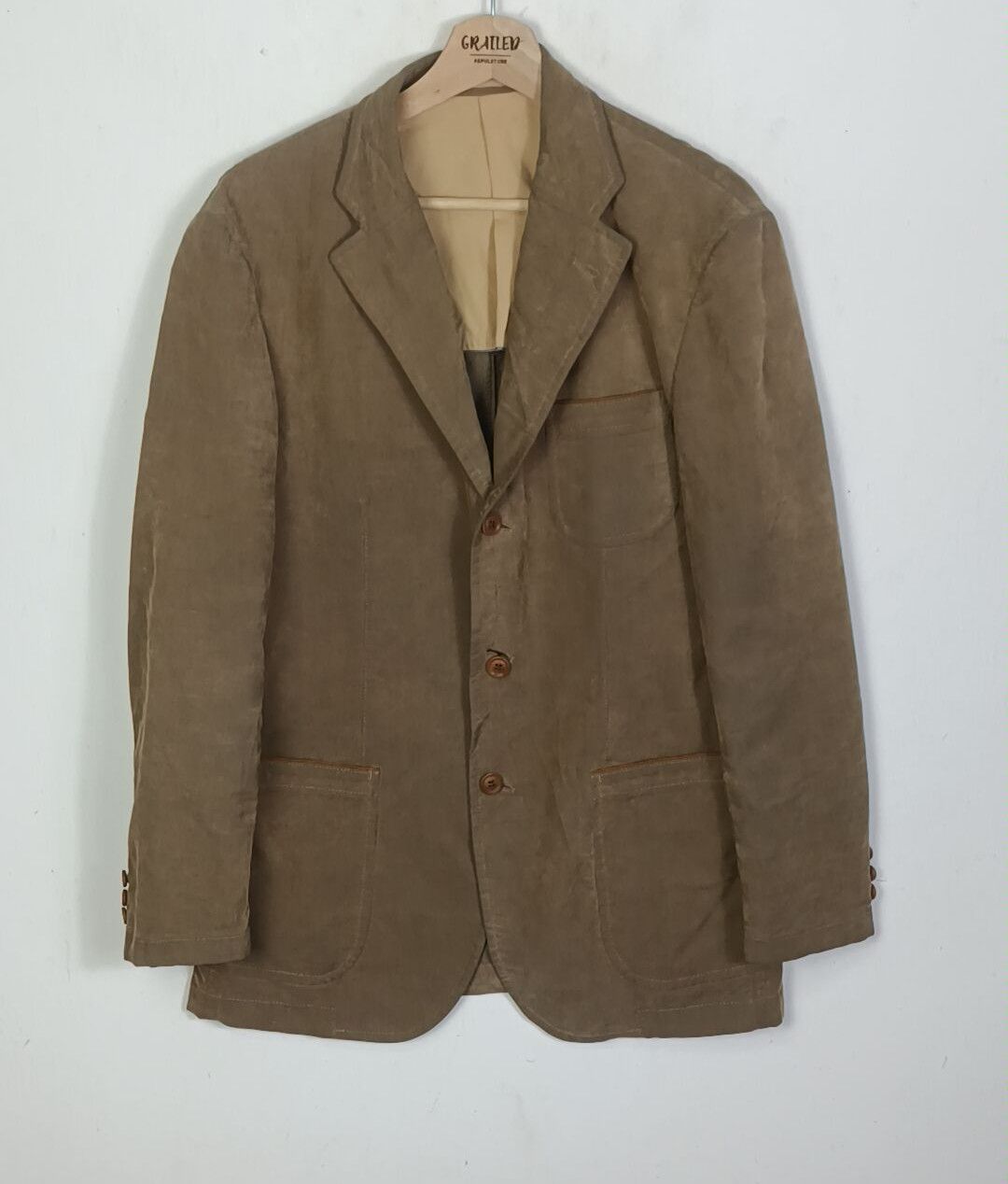 Lanvin Lanvin Collection Coduroy Coat/Blazer Size US M / EU 48-50 / 2 - 1 Thumbnail