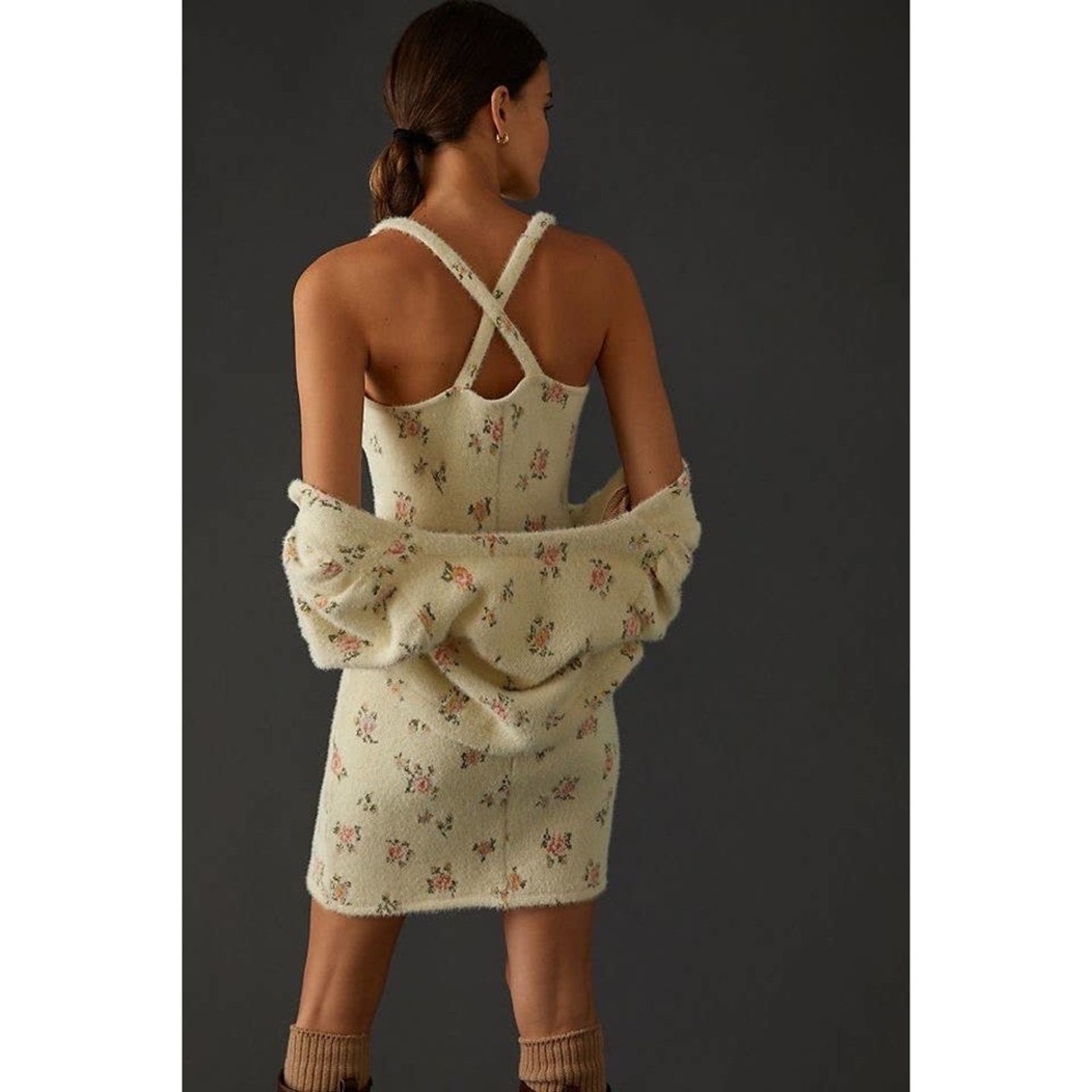 Anthropologie Anthropologie Daily Practice Floral Sweater Dress Set Size M / US 6-8 / IT 42-44 - 13 Thumbnail