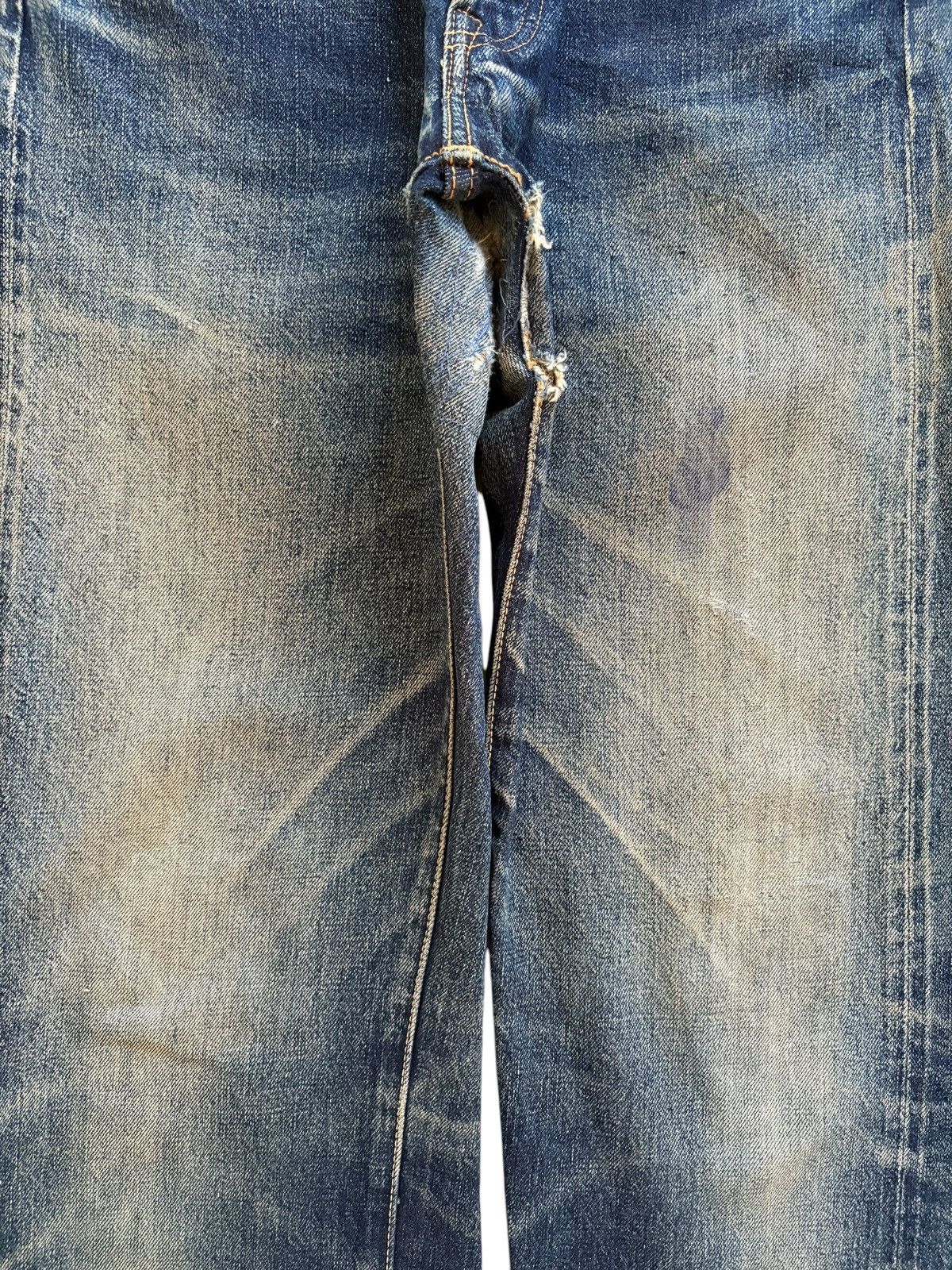 Japanese Brand Vintage Japanese Brand Selvedge Rusty Mud Wash Loose Jeans Size US 28 / EU 44 - 6 Thumbnail