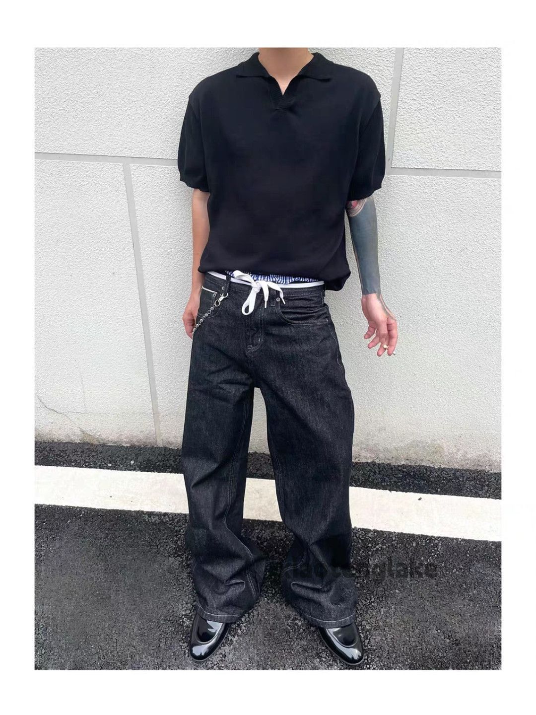 Jean xz vintage wide Leg flared hiphop carpenter y2k jeans Size US 34 / EU 50 - 5 Thumbnail