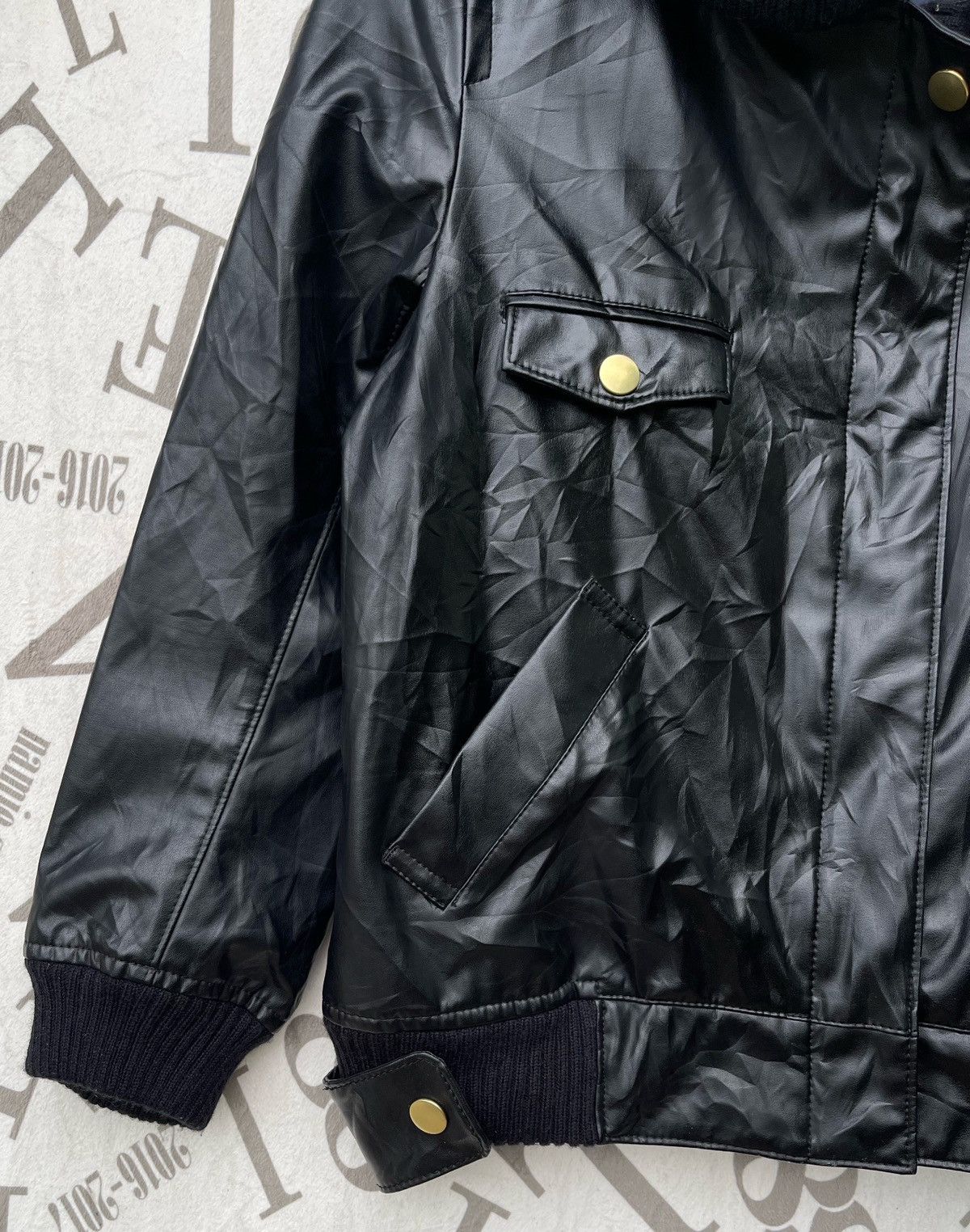 mercibeaucoup Mercibeaucoup by Issey Miyake Pu Leather Bomber Jacket Size M / US 6-8 / IT 42-44 - 9 Thumbnail