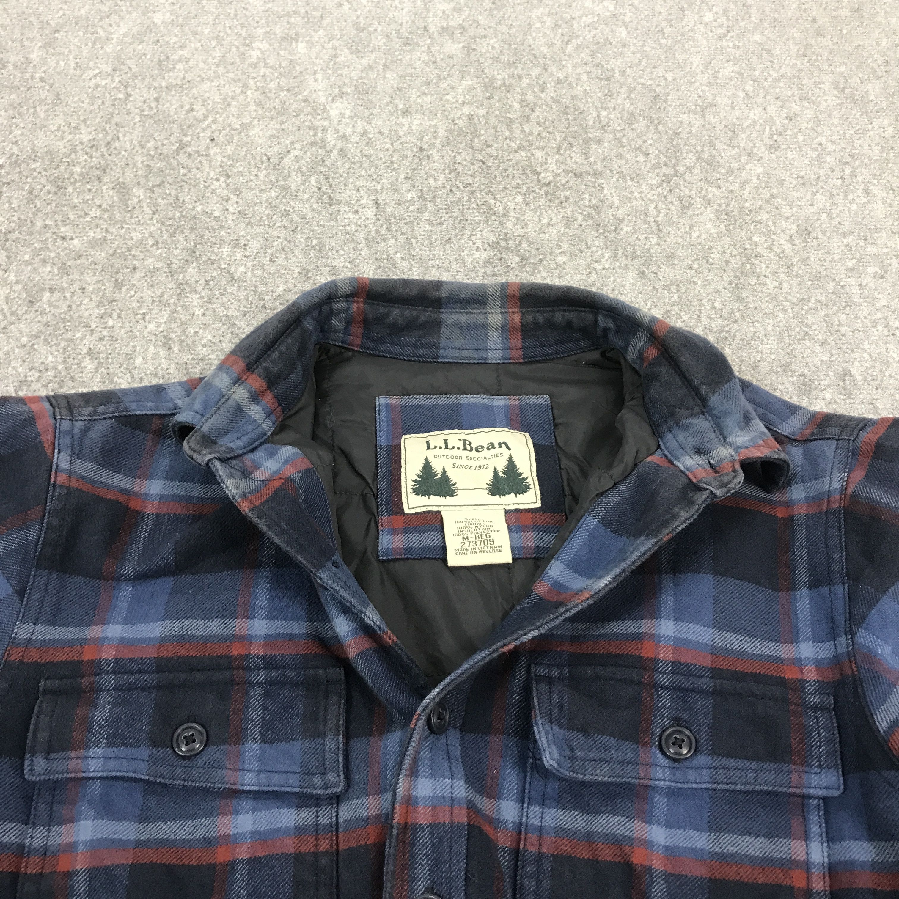 Flannel × L.L. Bean L.L Bean Flannel button jacket Size US L / EU 52-54 / 3 - 5 Thumbnail