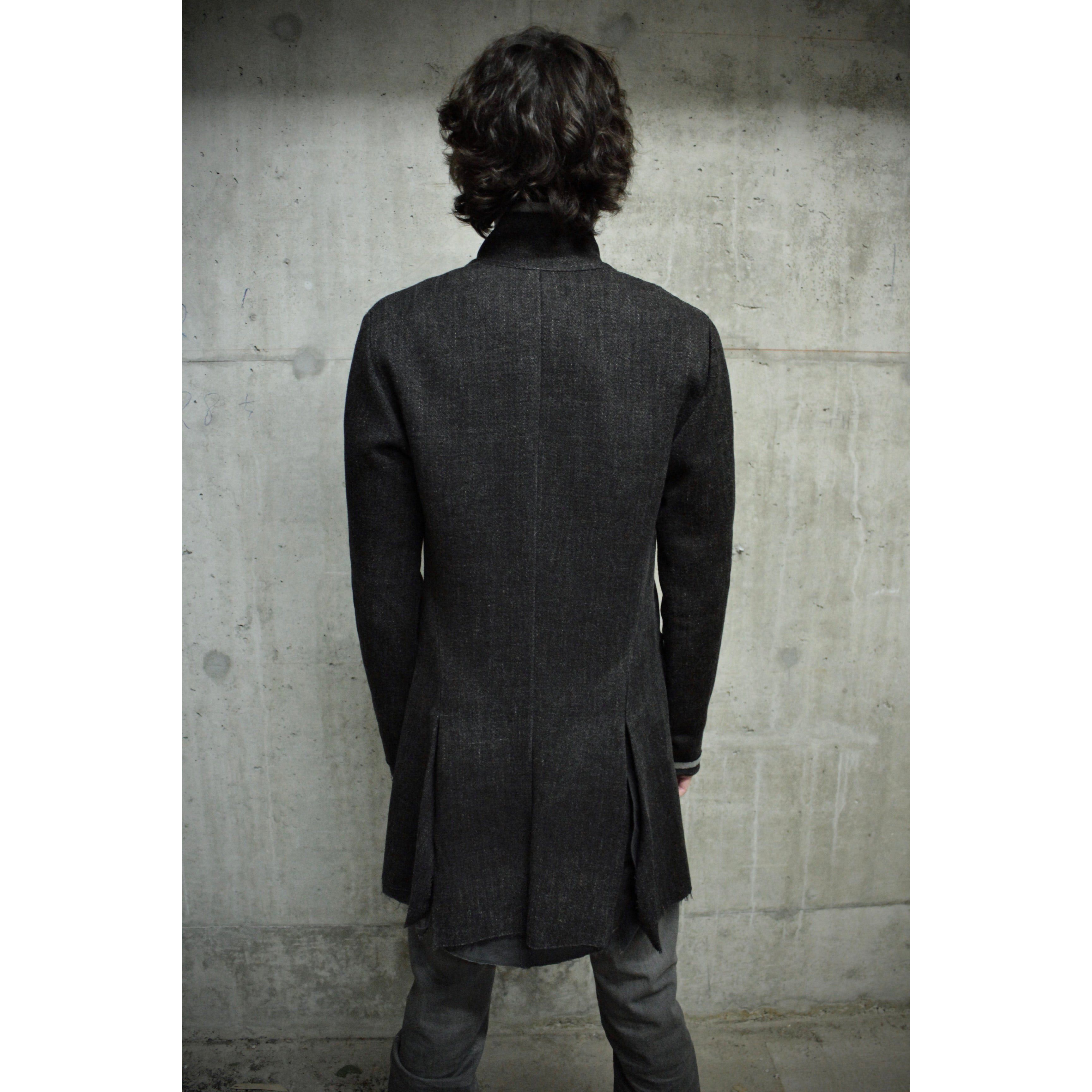 Ma+ ma+ by Maurizio Amadei 261LCM Wool Hemp Selvedge Pocket Coat Size US M / EU 48-50 / 2 - 3 Thumbnail