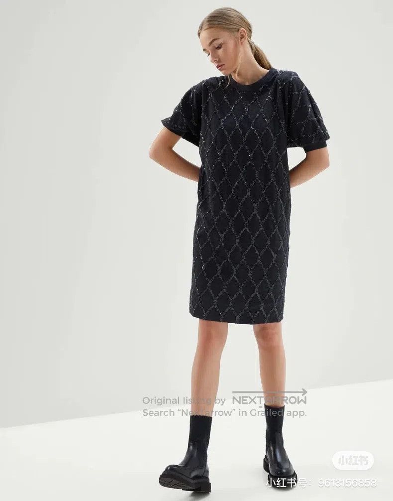 Brunello Cucinelli Brunello Cucinelli Wool Sequin Dress Size M / US 6-8 / IT 42-44 - 1 Thumbnail