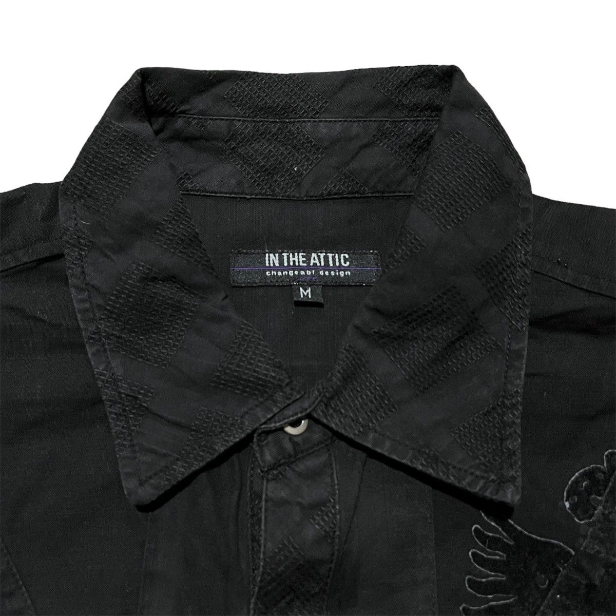 14th Addiction × If Six Was Nine × Japanese Brand Y2K In The Attic Poem Grunge Gothic Punk Style Short Shirt Size US M / EU 48-50 / 2 - 10 Thumbnail