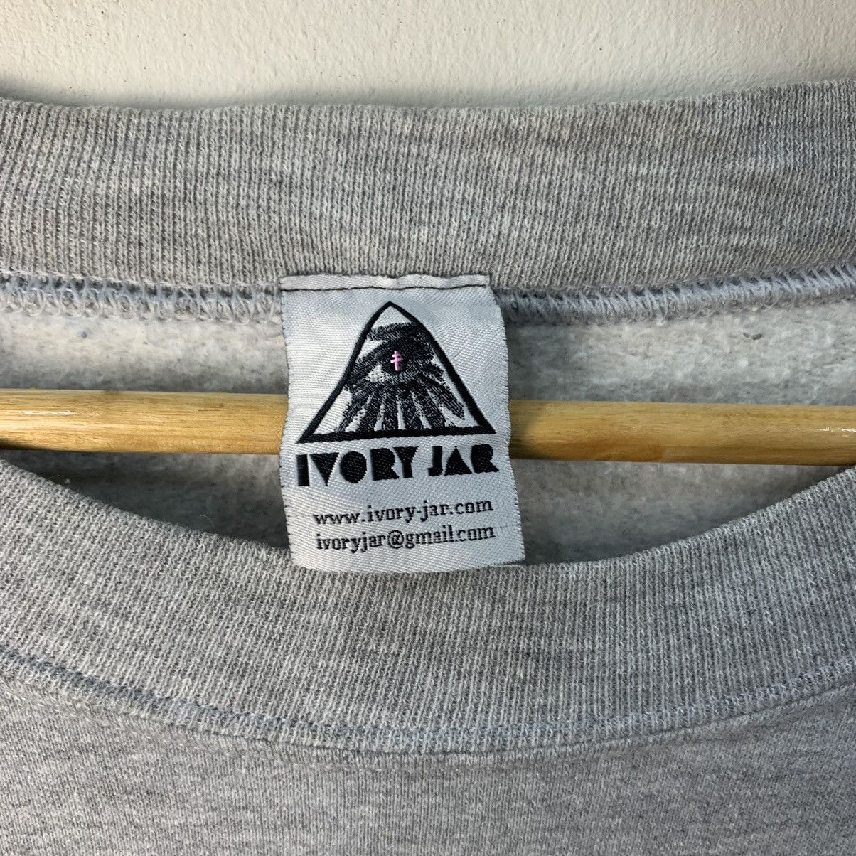 Japanese Brand Ivory Jar Sweatshirt Tokyo Japan Brand Designer Size L / US 10 / IT 46 - 4 Thumbnail