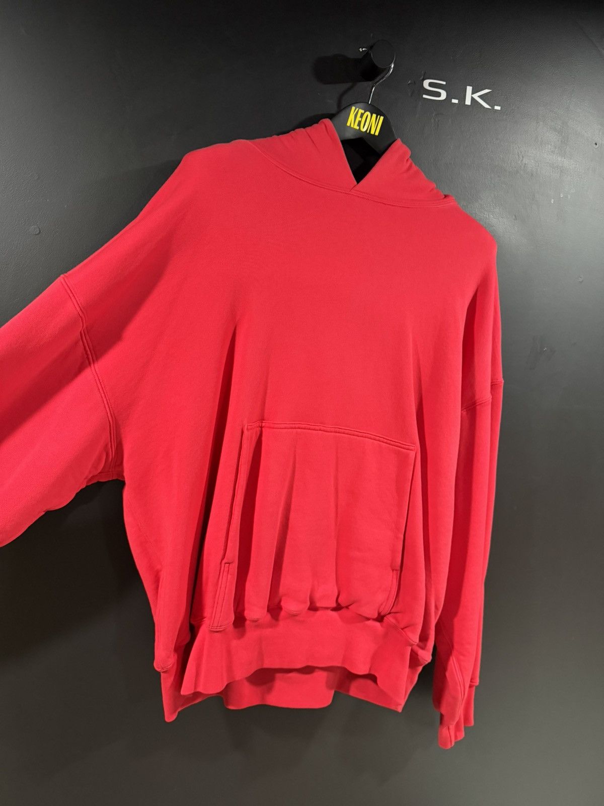 Gap × Yeezy Yeezy Gap Kanye West Red Double Layered Perfect Hoodie XXL Size US XXL / EU 58 / 5 - 4 Thumbnail