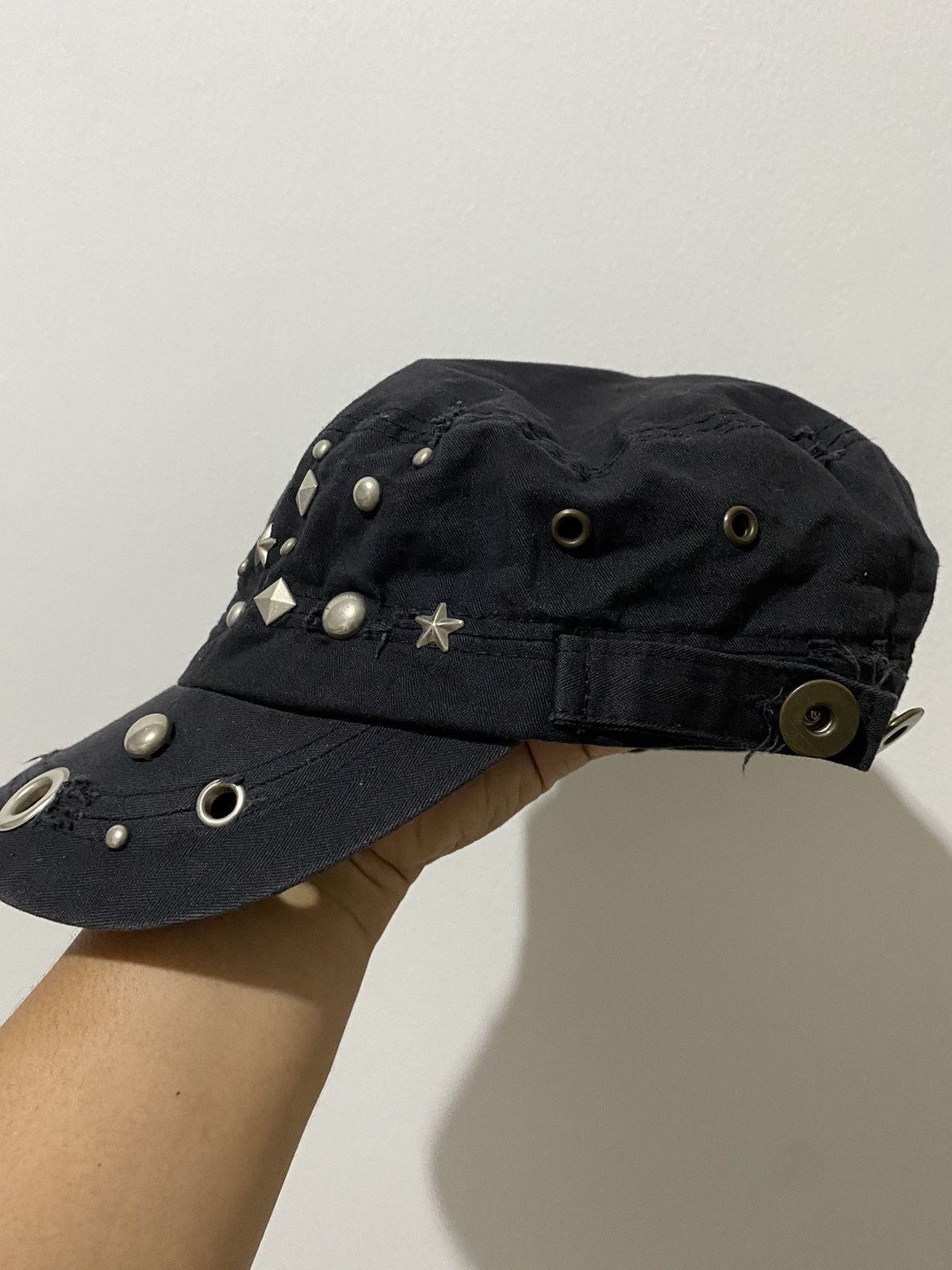 If Six Was Nine × Japanese Brand × Le Grande Bleu (L.G.B.) 2000s hat gothic distressed studded punk ifsixwasnine lgb Size ONE SIZE - 4 Thumbnail