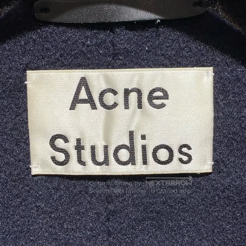Acne Studios Acne Studios Midnight Blue Cashmere Hooded Coat Size XXS / US 00 / IT 34 - 3 Thumbnail