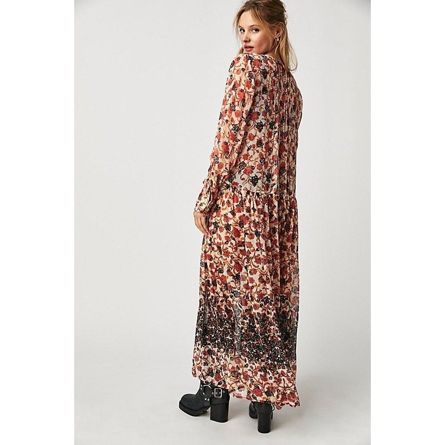 Free People New Free People See It Through Dress $168 SMALL Tea Combo Size S / US 4 / IT 40 - 4 Thumbnail