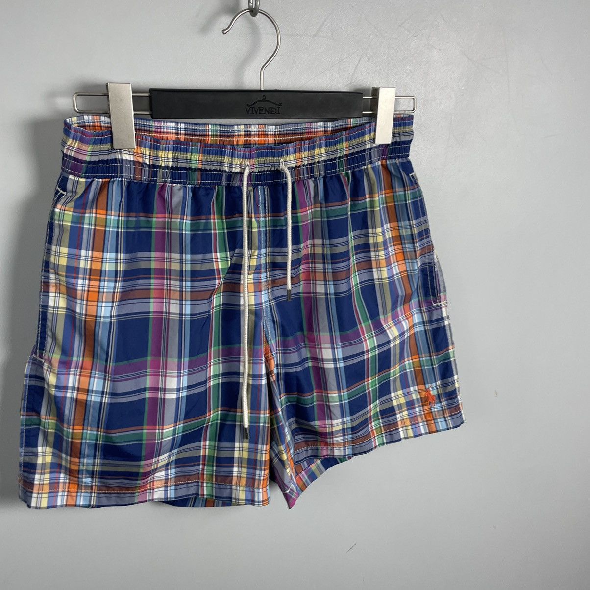 Polo Ralph Lauren Polo Ralph Lauren Swim Trunks Men's Colorful Plaid Mesh szM Size US 34 / EU 50 - 4 Thumbnail