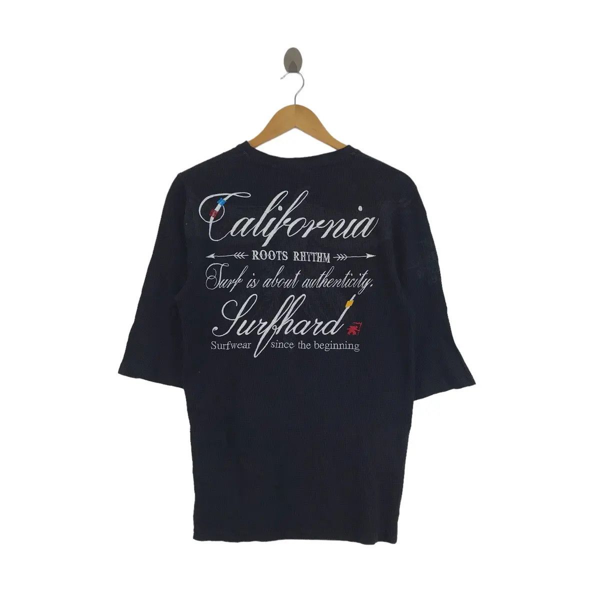 Gotcha Vtg GOTCHA SKATEBOARD SURFING Henley Tee Shirt Size L / US 10 / IT 46 - 1 Thumbnail