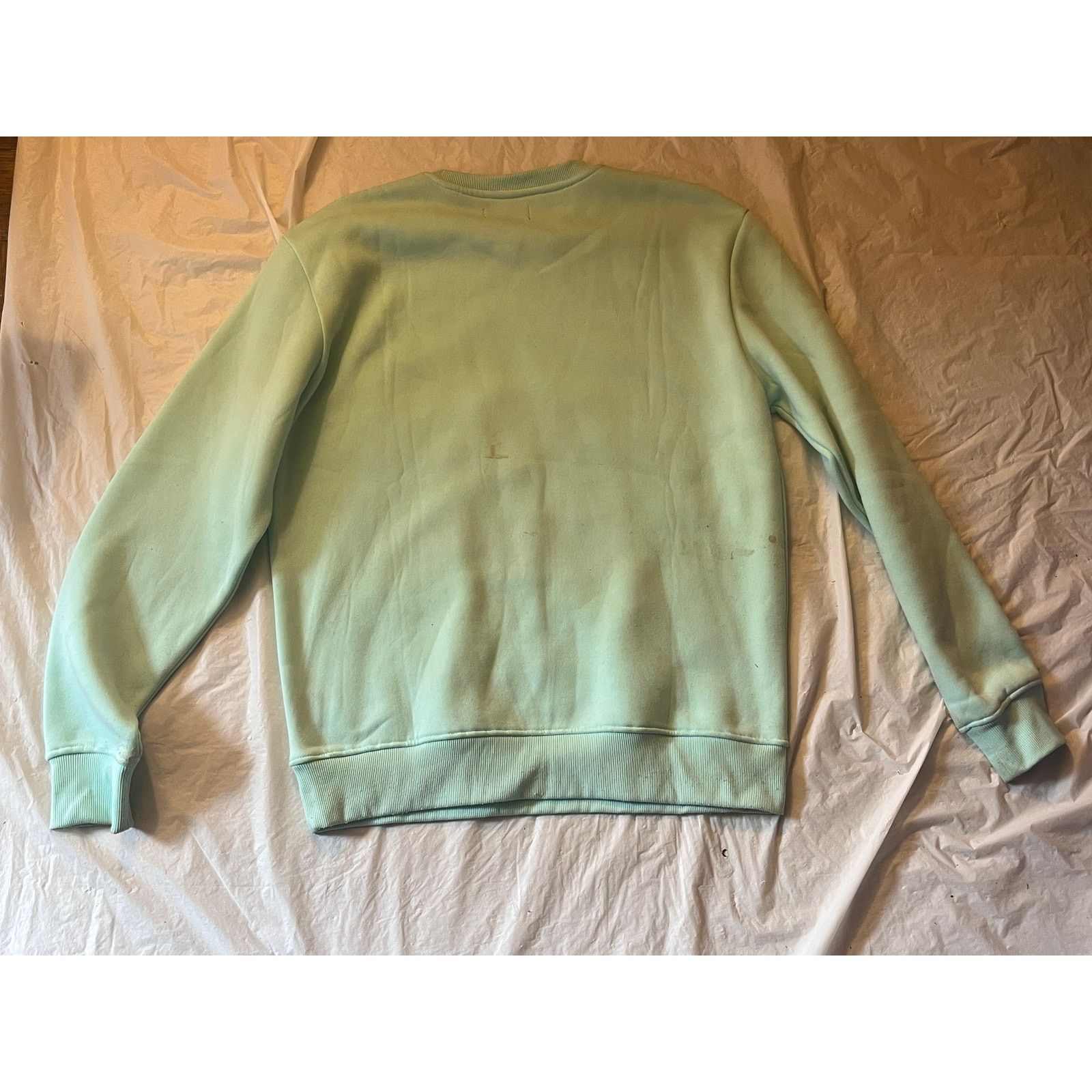 Other Black Pike "No Mercy" Graphic Sweatshirt Mint Green Size: XL Size US XL / EU 56 / 4 - 3 Thumbnail