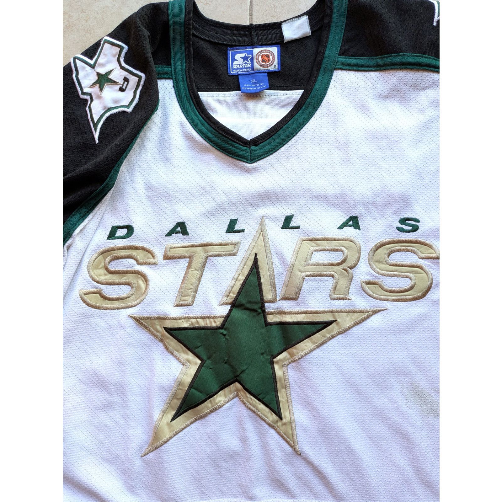NHL × Starter MODANO Dallas Stars 90s jersey XL white home hockey vintage Size US XL / EU 56 / 4 - 8 Thumbnail