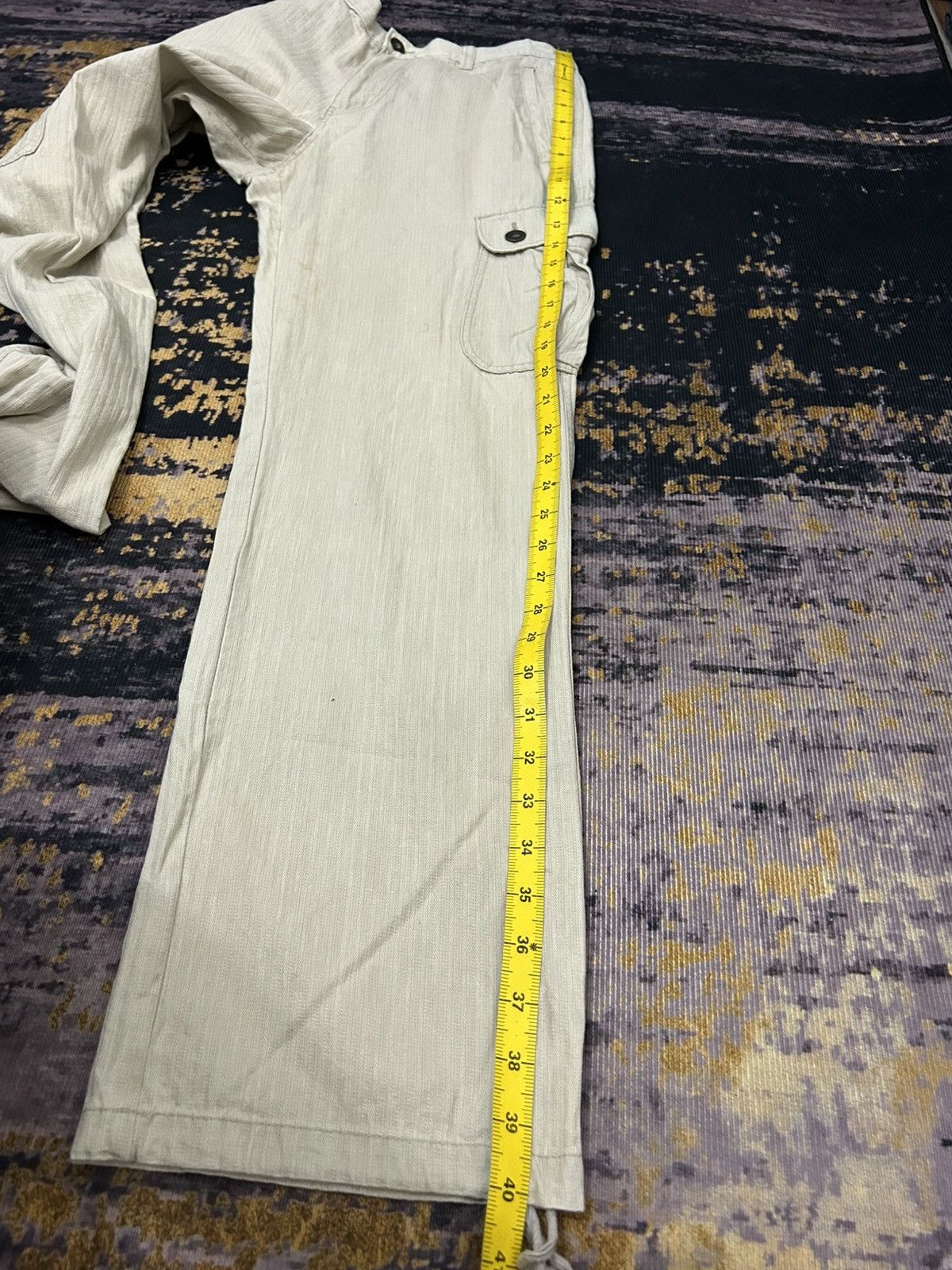 Takeo Kikuchi Vintage Takeo Kikuchi Herringbone Cargo Pants Size US 30 / EU 46 - 20 Thumbnail