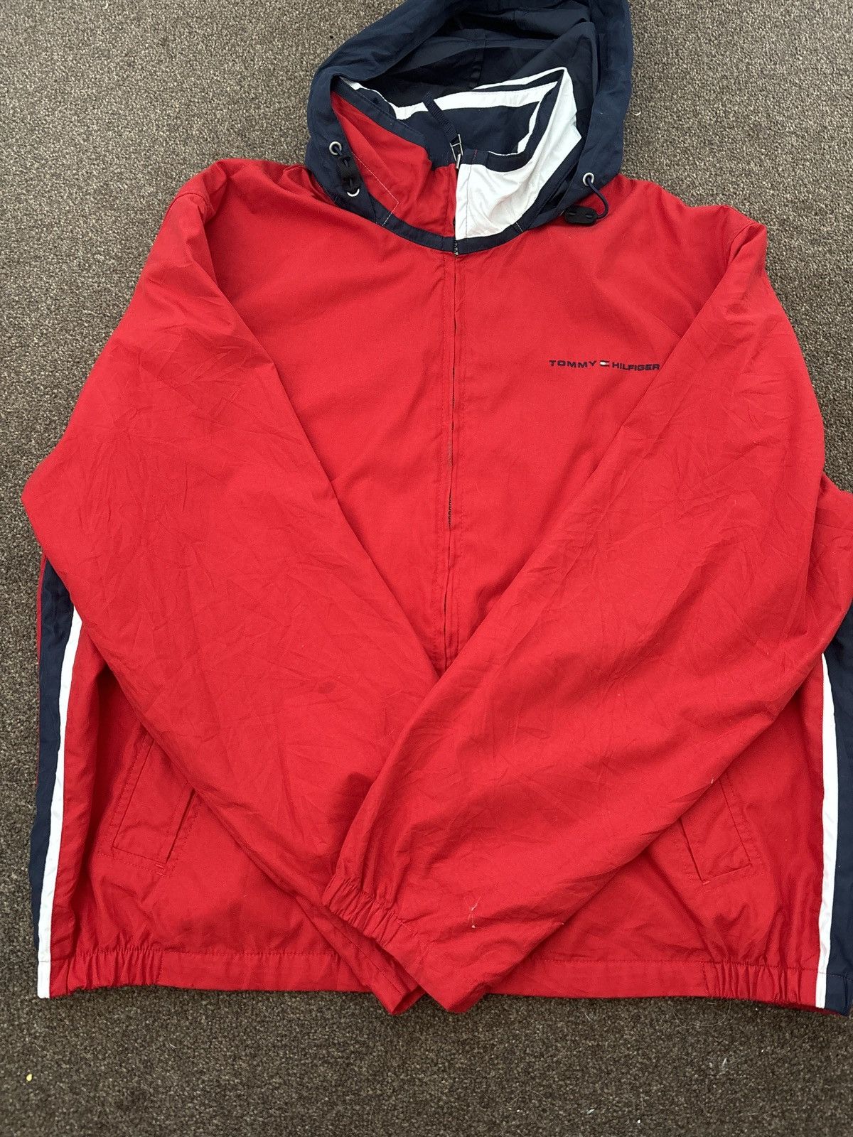 Tommy Hilfiger × Vintage vintage tommy hilfiger windbreaker Size US XL / EU 56 / 4 - 1 Thumbnail