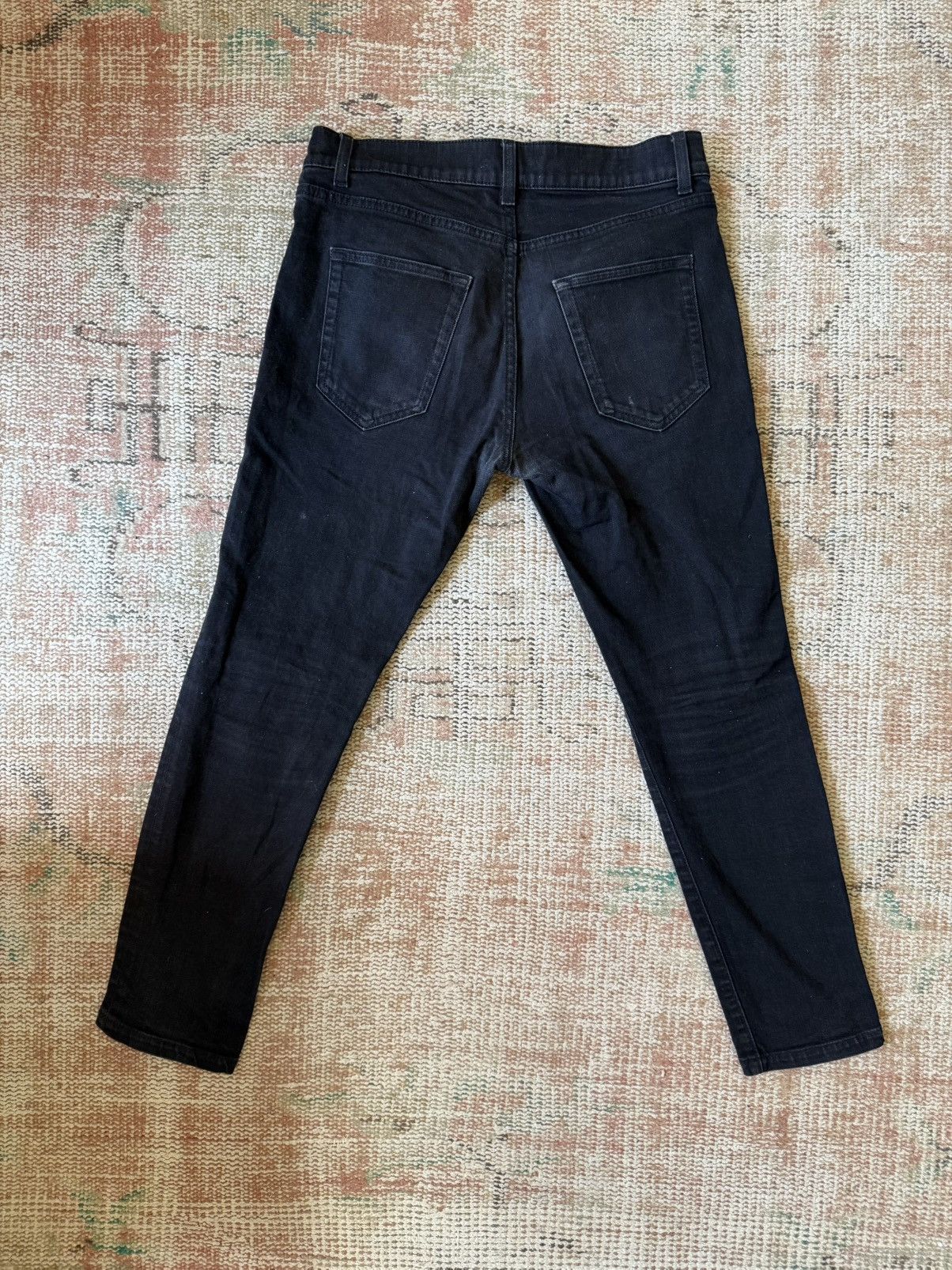 Saint Laurent Paris YSL Saint Laurent slim fit black jeans size 31 Size US 31 - 2 Thumbnail