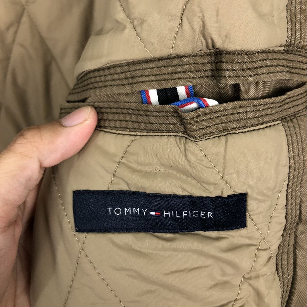 Japanese Brand 🔥CHORE BIKER JACKET PARACHUTE STYLE TOMMY HILFIGER Size US S / EU 44-46 / 1 - 13 Thumbnail