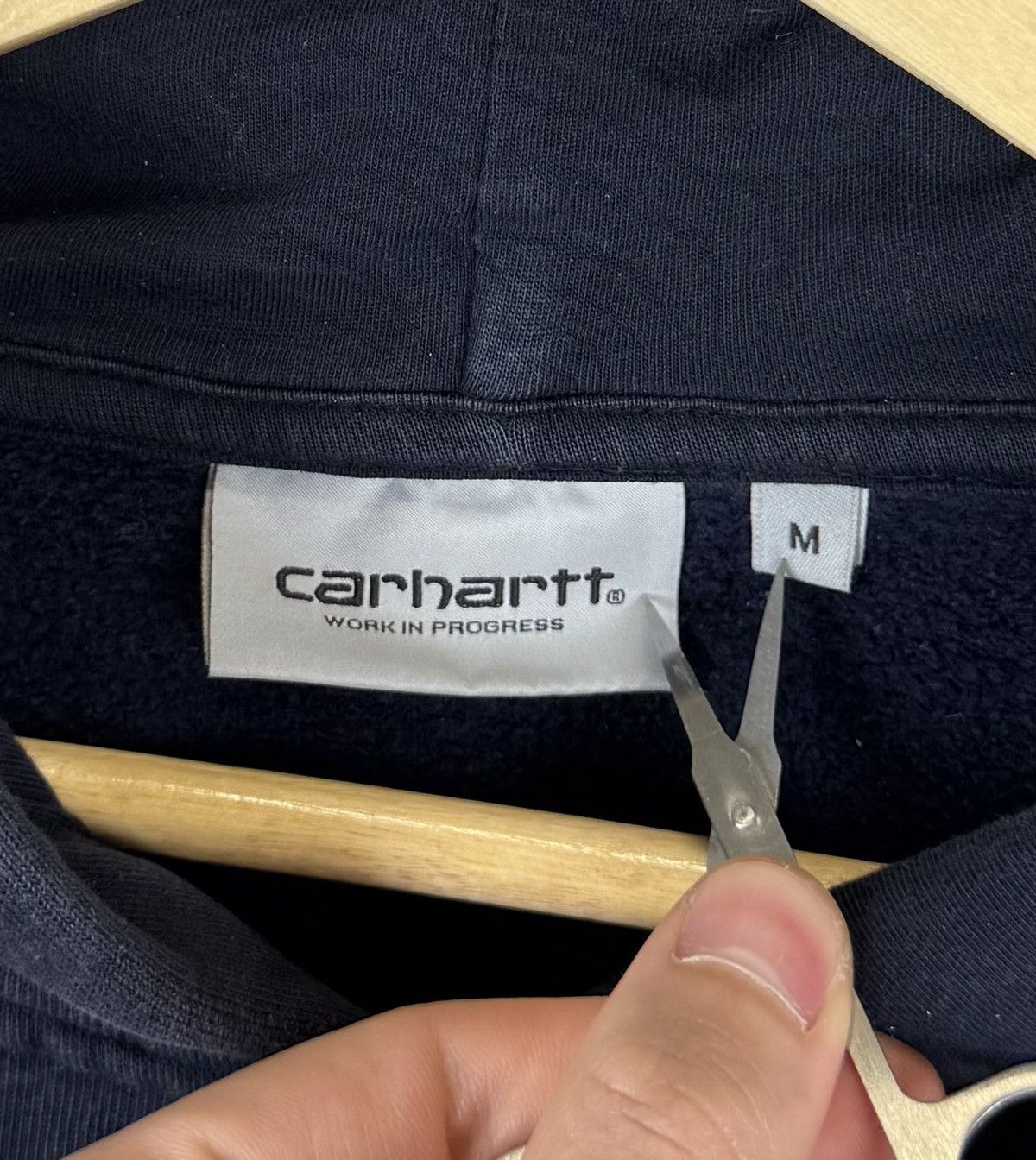 Carhartt Carhartt WIP Hooded Chase Sweat Hoodie Blue Long Sleeve Top Size US M / EU 48-50 / 2 - 8 Thumbnail