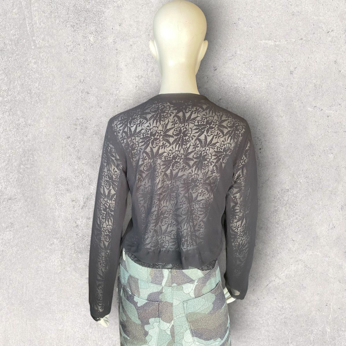 Comme des Garcons Vintage 1993 Layer Lace&Mesh L/S Size M / US 6-8 / IT 42-44 - 4 Thumbnail