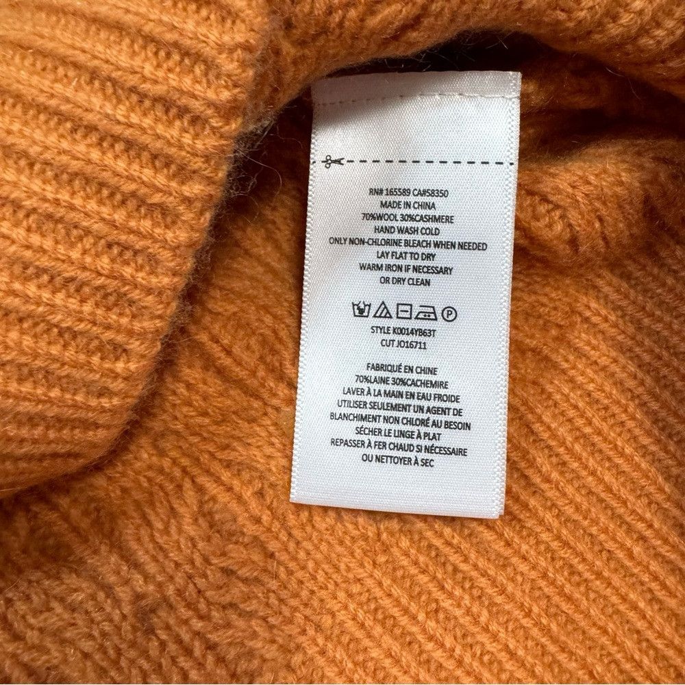 Joie NWT New $298 Joie Roland Crew Neck Orange Wool Cashmere Swe Size M / US 6-8 / IT 42-44 - 7 Thumbnail
