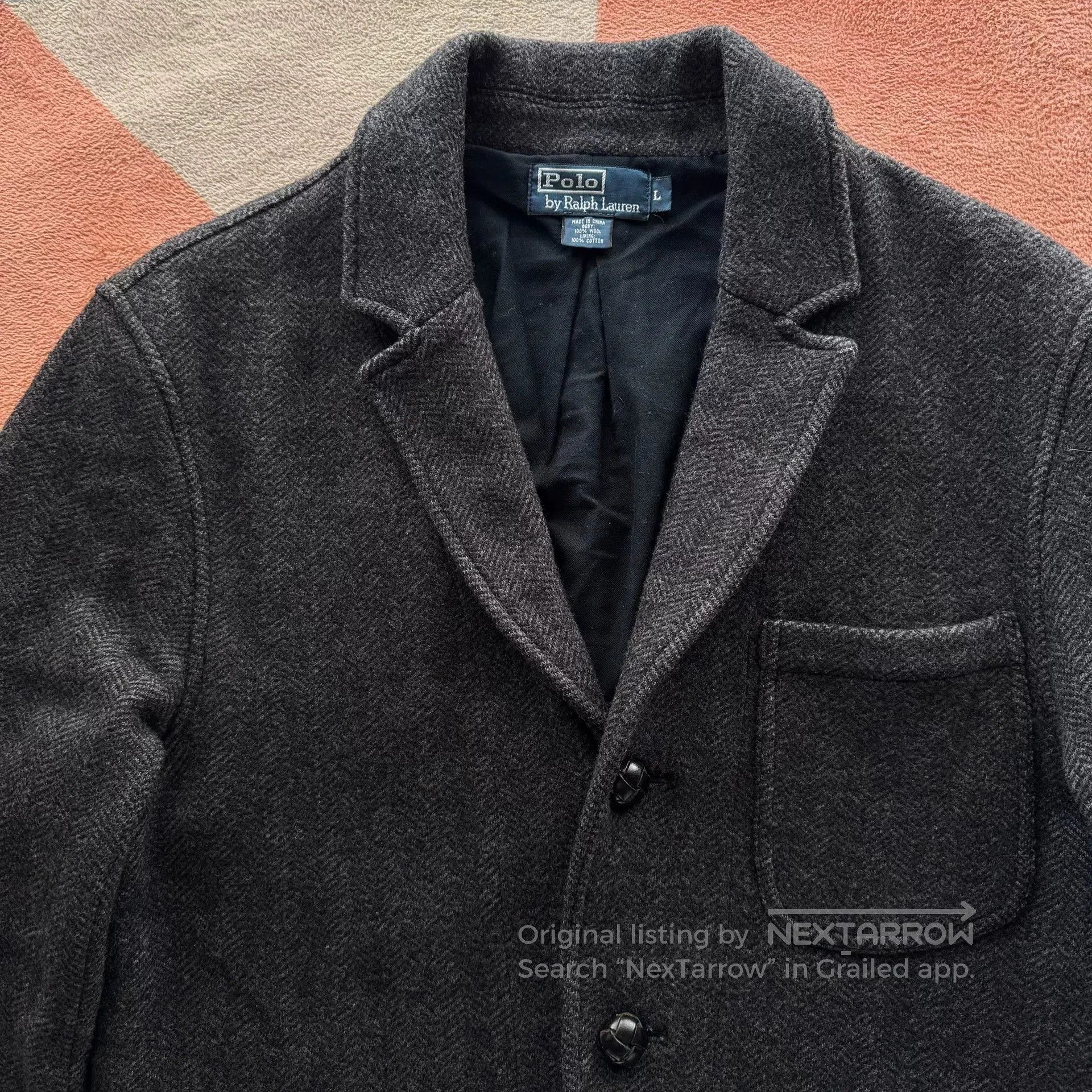 Polo Ralph Lauren Ralph Lauren Polo Wool Blazer. Size US L / EU 52-54 / 3 - 6 Thumbnail