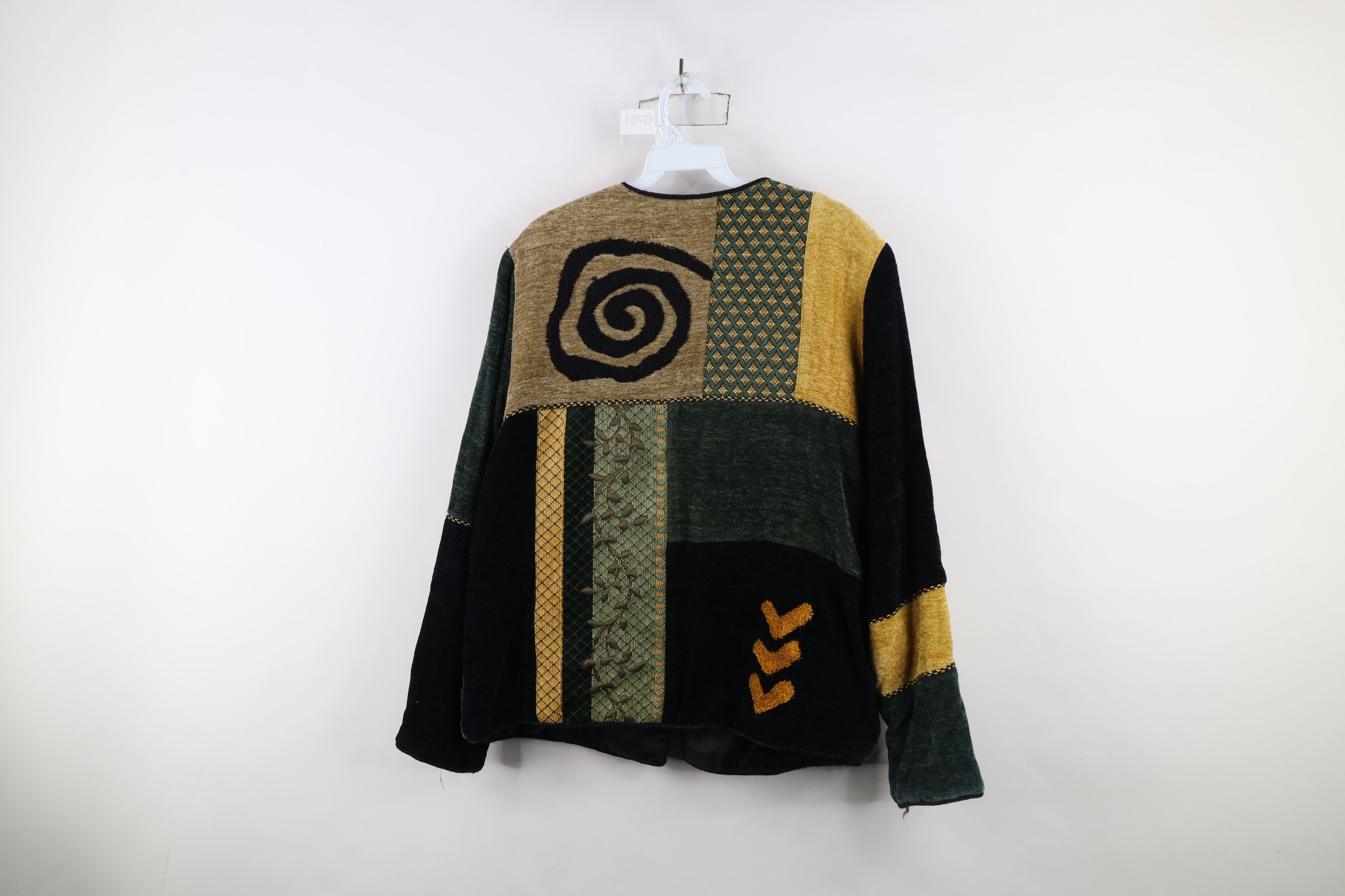 Vintage Vintage 90s Streetwear Patchwork Toggle Button Jacket Size M / US 6-8 / IT 42-44 - 12 Thumbnail