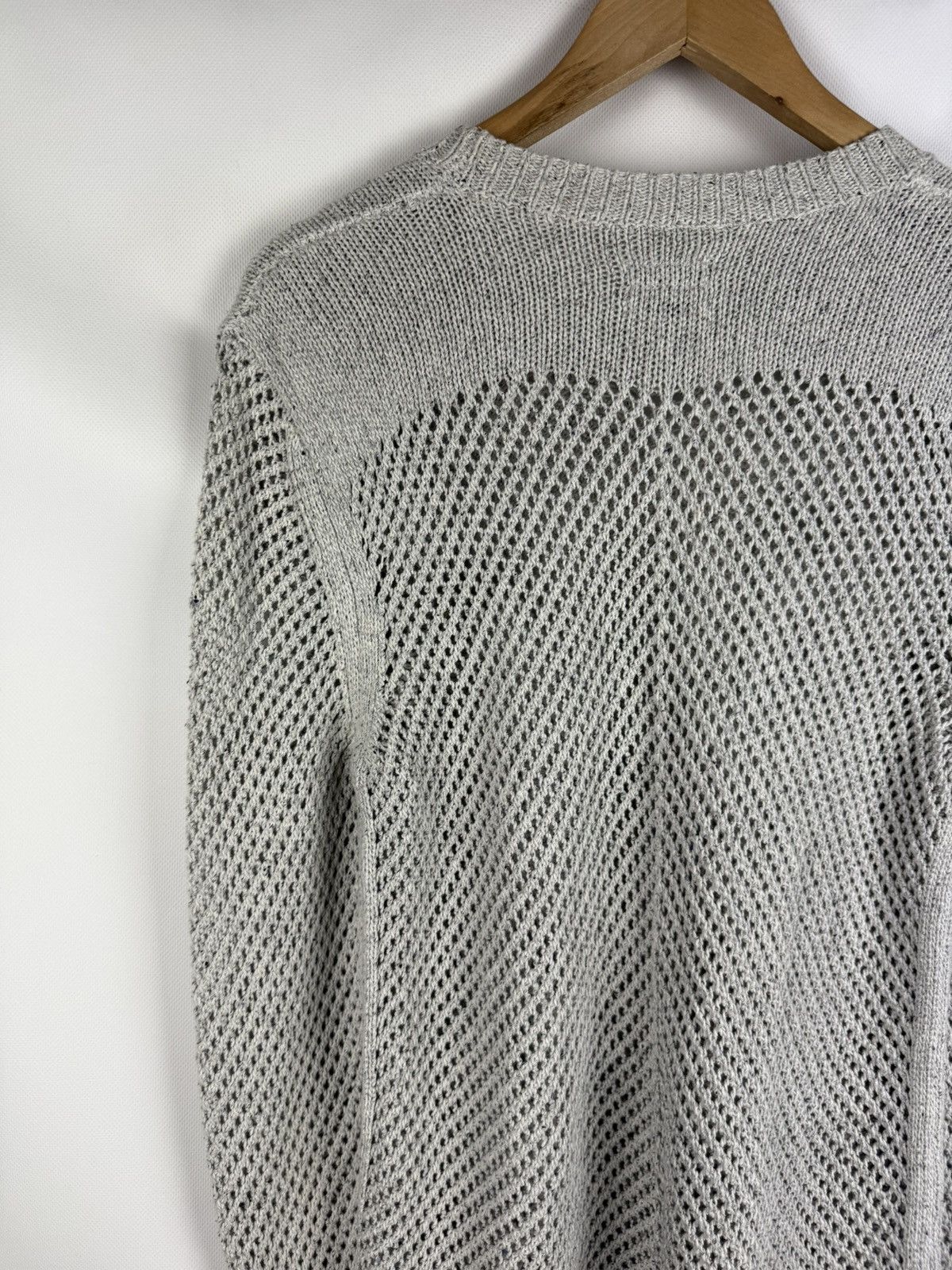 Allsaints Allsaints Bannok Crew Heavy Knit AvantGarde Sweater Pullover Size US L / EU 52-54 / 3 - 15 Thumbnail