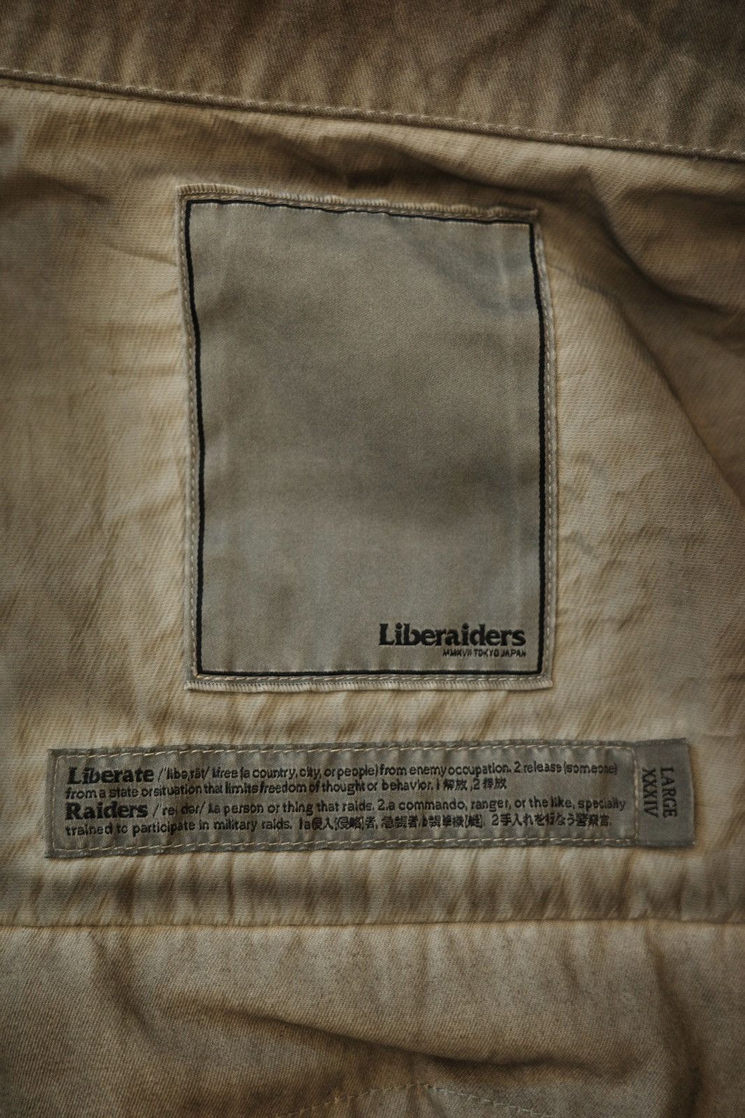 Liberaiders Liberaiders Garment-dyed Jacket Size US L / EU 52-54 / 3 - 4 Thumbnail