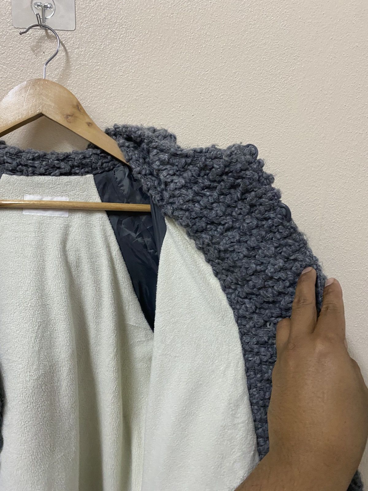 Issey Miyake Tsumori Chisato Textured Knit Hooded Jacket –Japan Archive Size M / US 6-8 / IT 42-44 - 9 Thumbnail