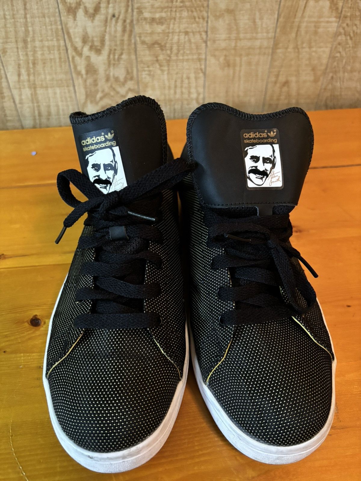 Adidas 🔥Adidas Skateboarding Stan Smith Solar Yellow/Black Size US 9 / EU 42 - 5 Thumbnail