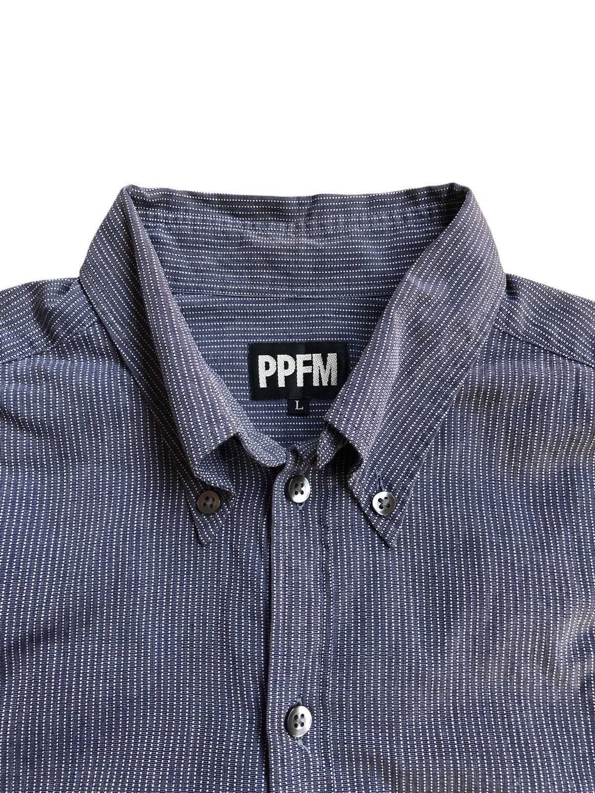 14th Addiction × Japanese Brand × PPFM PPFM Shirt Stripe Light Blue Rare. Size US L / EU 52-54 / 3 - 1 Thumbnail