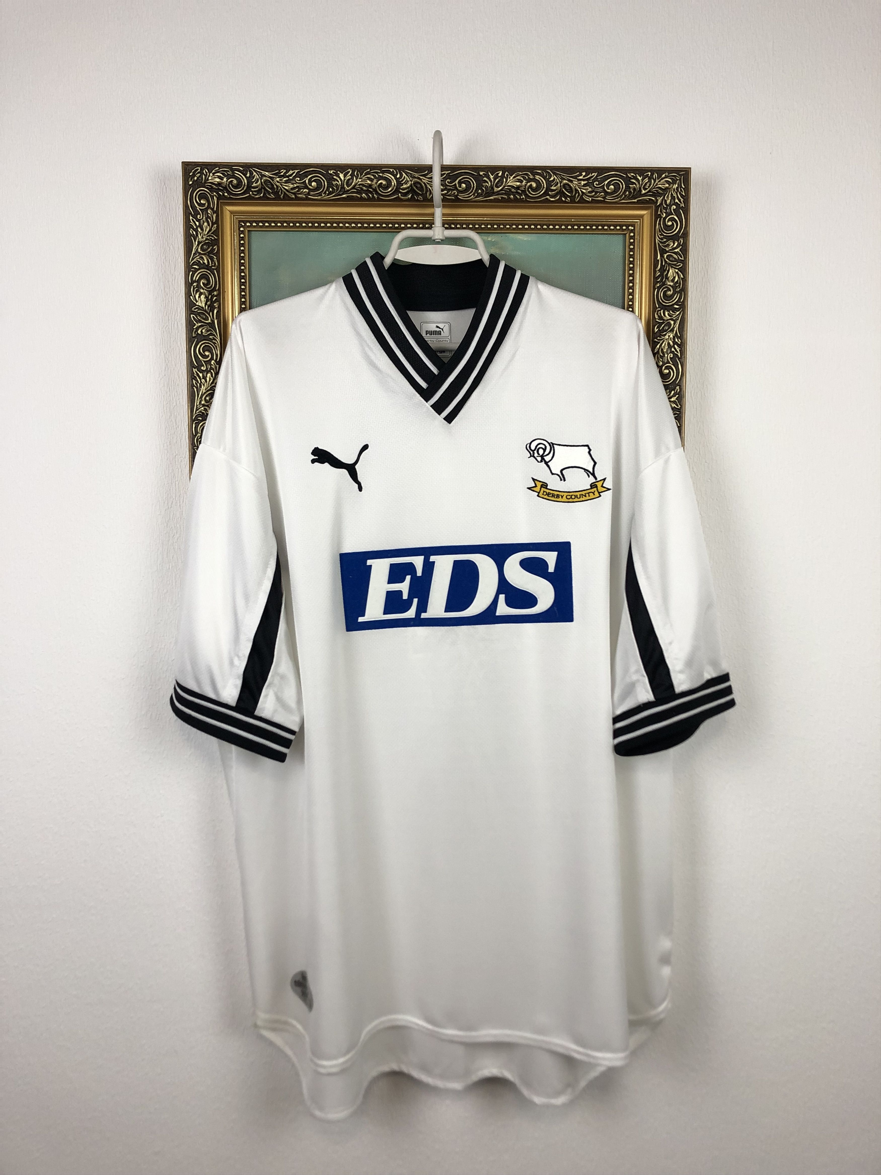 Derby County football shirt 1999 Soccer #1 Jersey Tee Hype