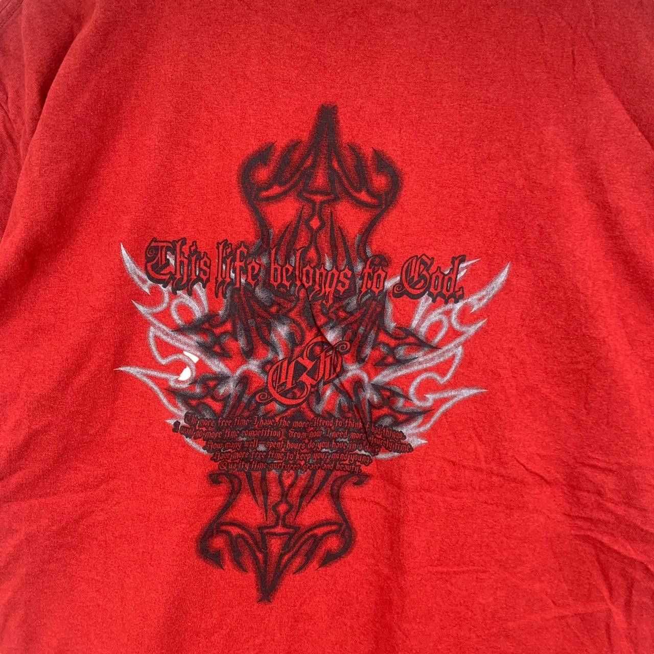 Vintage Vintage GREATWOOD HOUSE Life Belong To God Tee Shirt Top Size US XXL / EU 58 / 5 - 6 Thumbnail