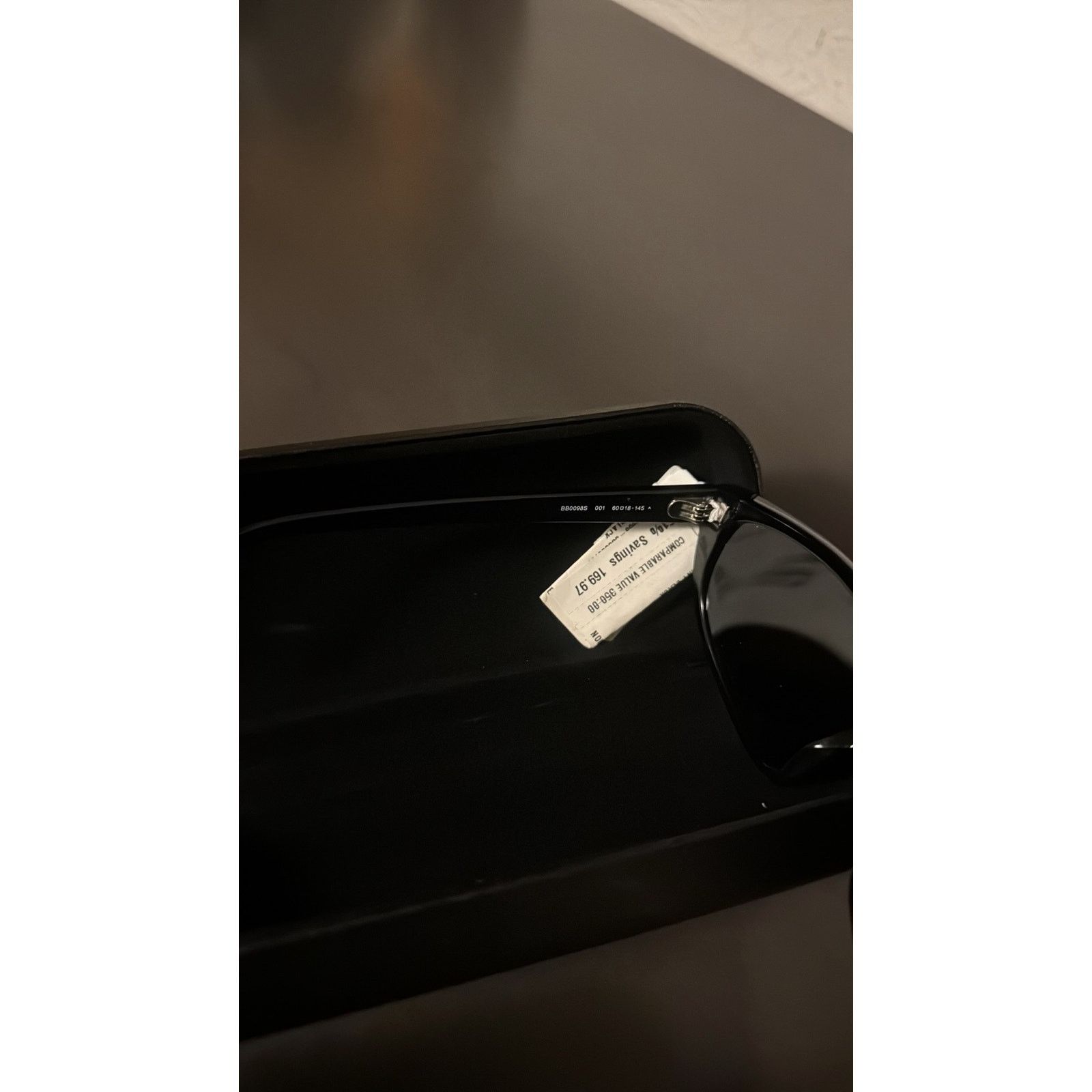 Balenciaga Balenciaga 60mm Rectangular Sunglasses black Size ONE SIZE - 5 Thumbnail