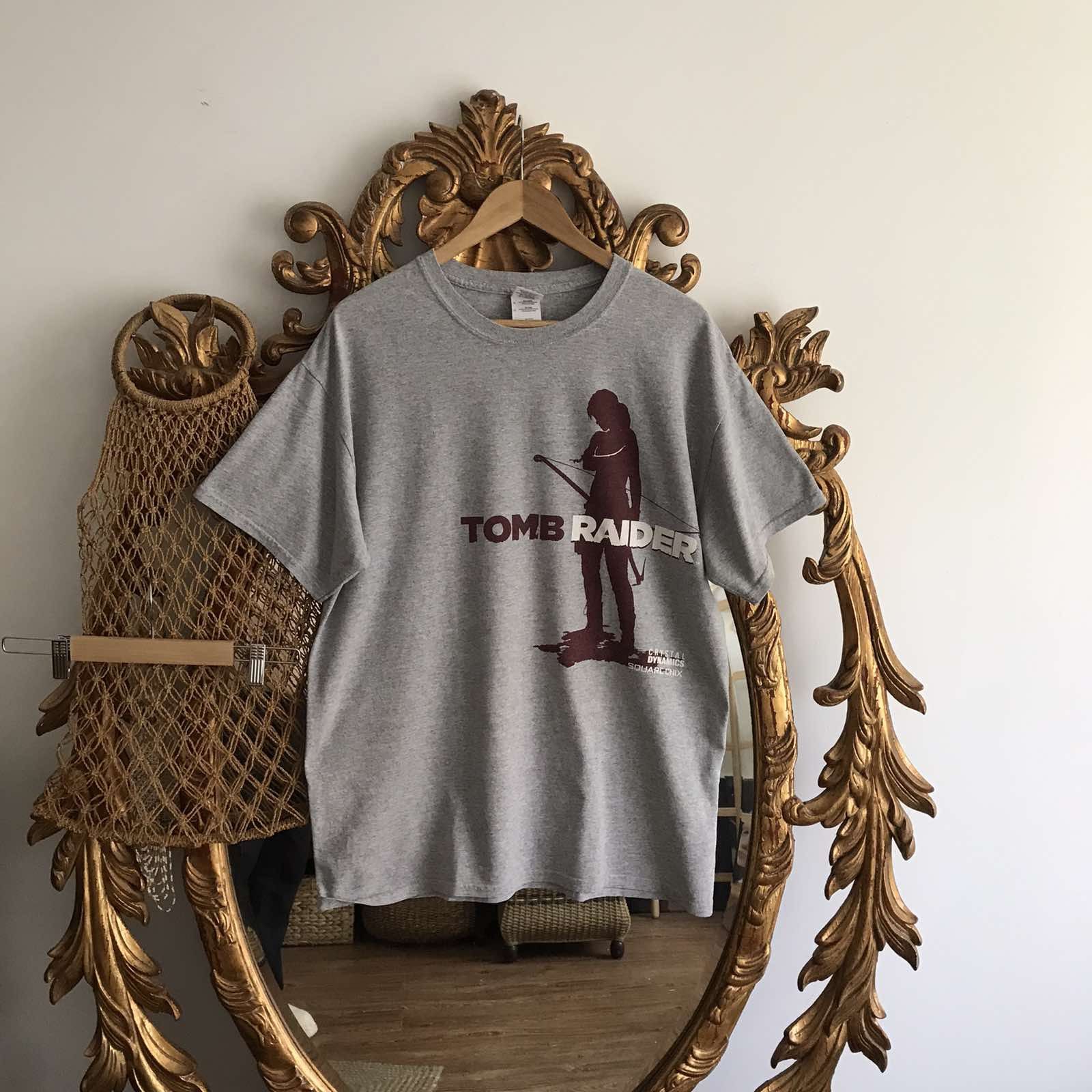 Nintendo Tomb Raider Vintage Video Game T Shirt Crystal Dynamics Sz L Size US L / EU 52-54 / 3 - 1 Thumbnail