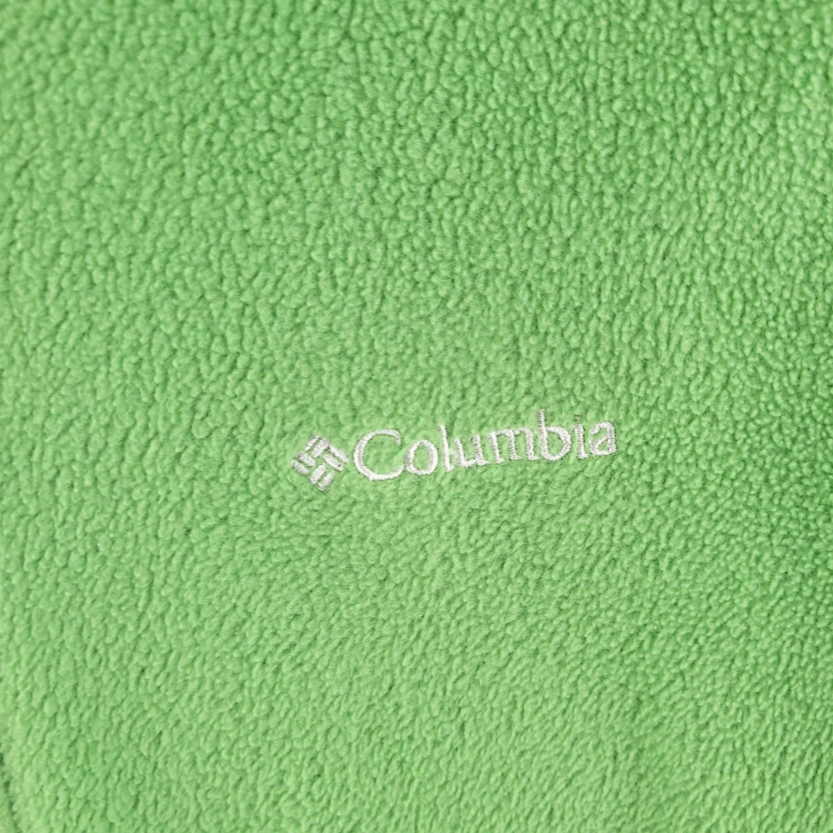 Vintage VINTAGE Columbia Hoodie Womens Large Green Zip Fleece Polyester Size L / US 10 / IT 46 - 3 Thumbnail