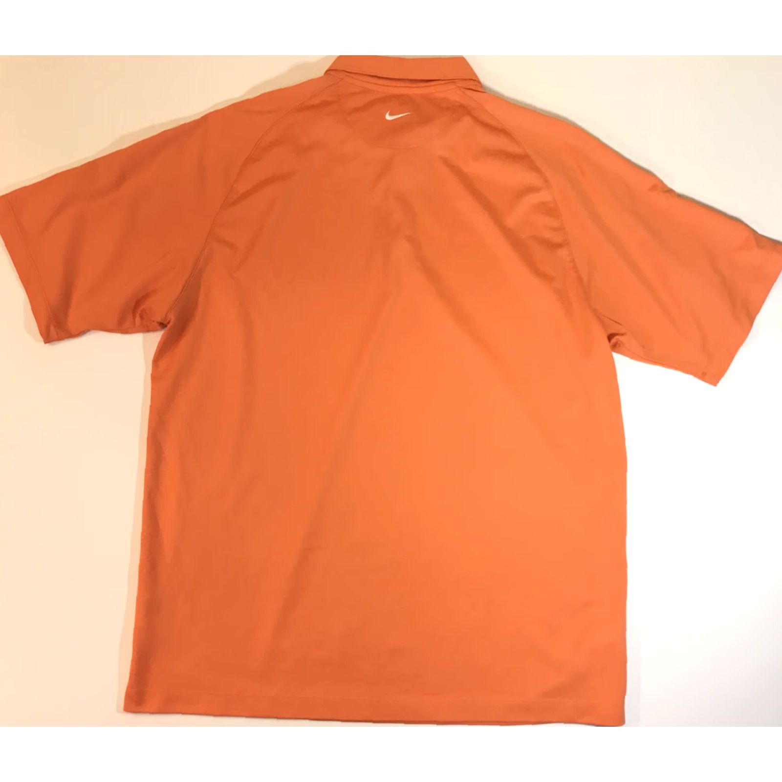 Nike Nike Men’s Golf Polo Shirt Short Sleeve Dry Fit 1/4 Button XL Orange White Shirt Mens Polo Golf Nike Dri-Fit Breaths Rough Size US XL / EU 56 / 4 - 3 Thumbnail