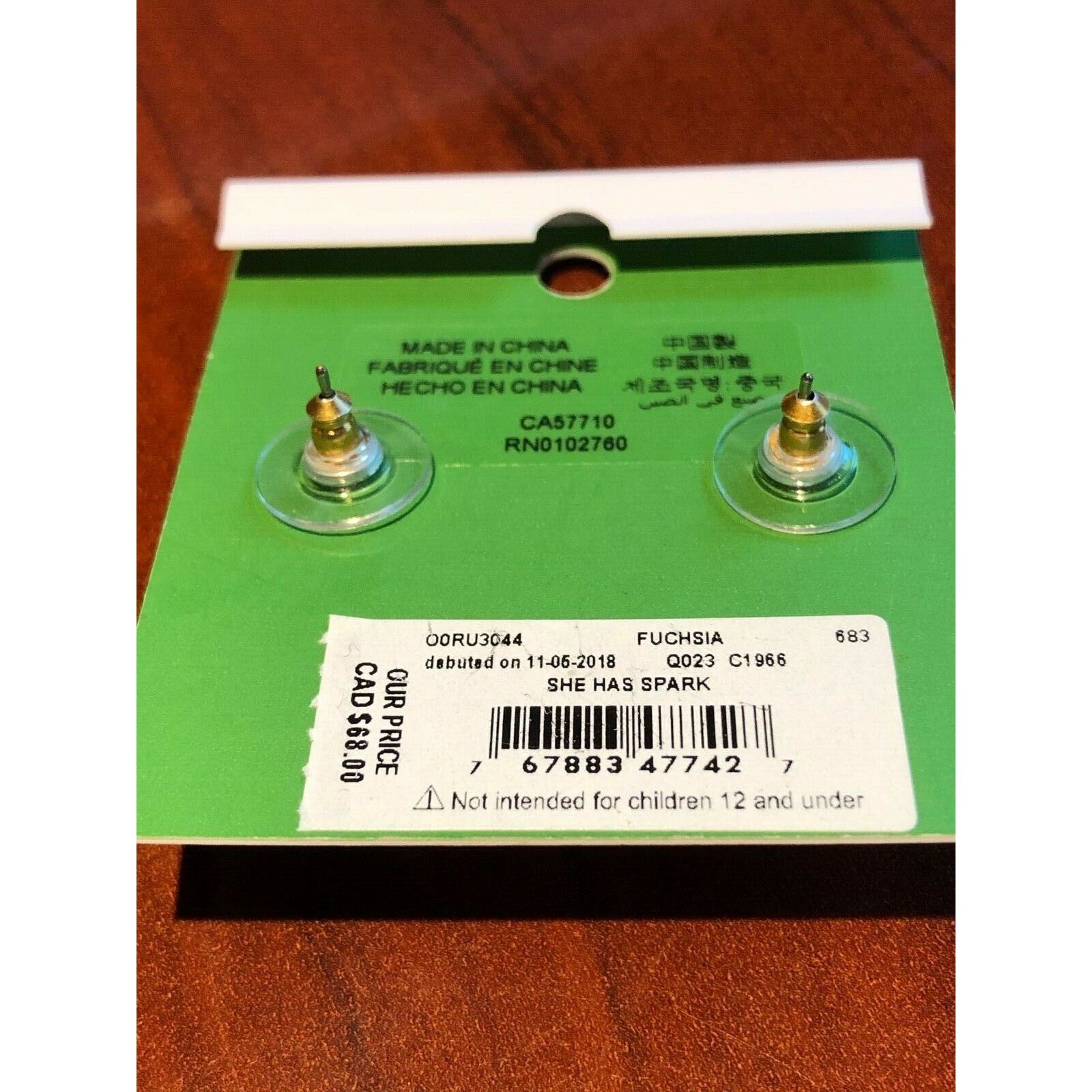 Kate Spade Kate Spade She Has Spark Earrings Crystal Round Studs Size ONE SIZE - 4 Thumbnail