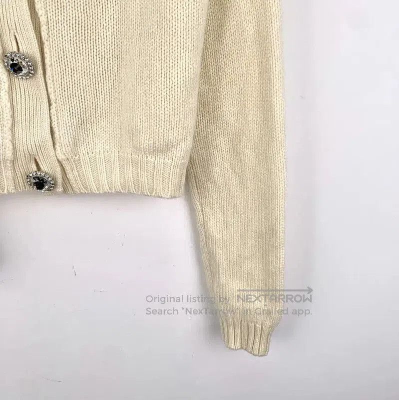 Miu Miu Miu Miu Beige Cashmere Cardigan for Women . Size XS / US 0-2 / IT 36-38 - 4 Thumbnail