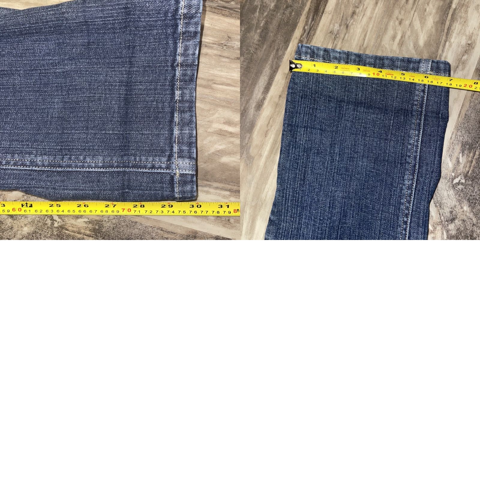 Tommy Hilfiger VINTAGE Tommy Hilfiger Jeans Women’s 6 Denim Logo 90s Preppy Capris Blue Cotton Spandex Belt Loops Pockets Zip Mid Rise Regular Inseam 30" Size 28" / US 6 / IT 42 - 9 Thumbnail
