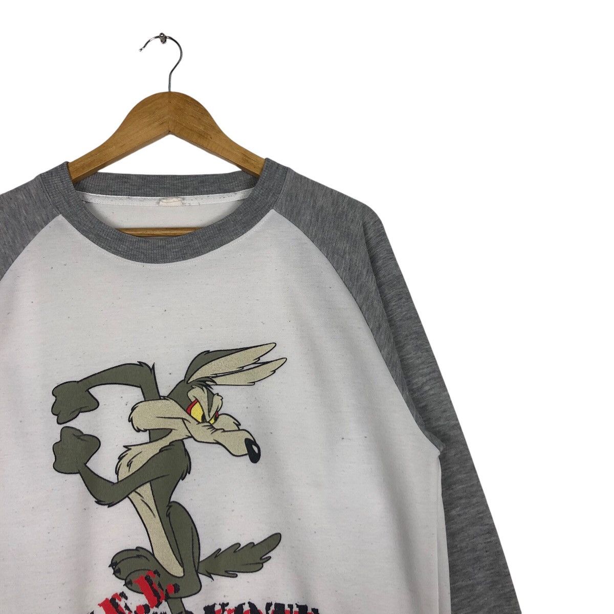 Cartoon Network × Vintage Vintage Looney Tunes Cartoon Coyote Sweatshirt Rare Design Size US M / EU 48-50 / 2 - 5 Thumbnail