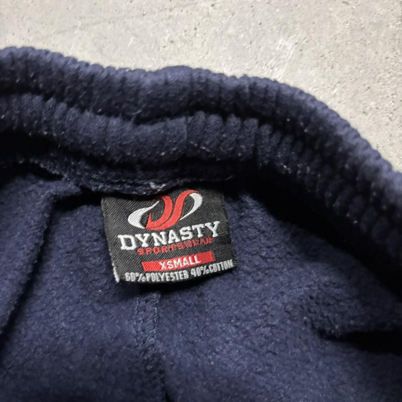 Japanese Brand × Vintage Crazy Vintage Y2K/2000s Navy Blue Streetwear Skater Essential Sweatpants! Size US 28 / EU 44 - 7 Thumbnail