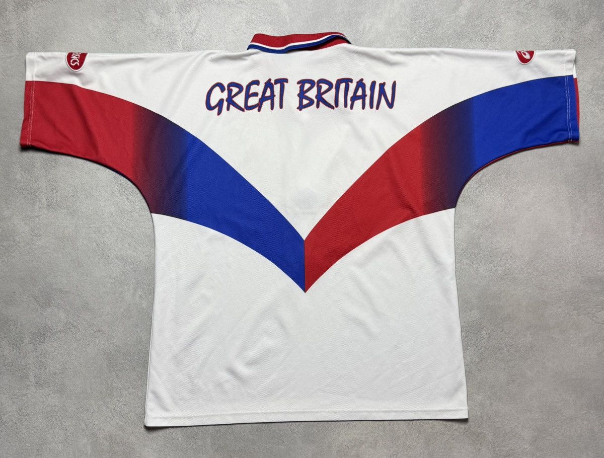 Asics Great Britain 1997 1998 Rugby Shirt Jersey Asics size XXL Size US XXL / EU 58 / 5 - 3 Thumbnail