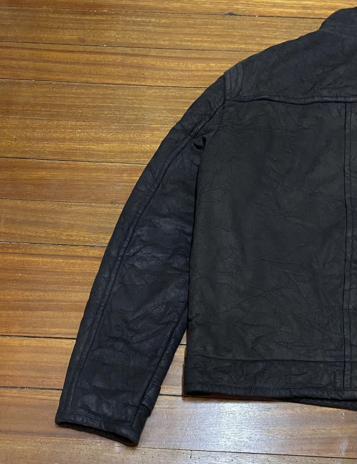 Armani Exchange × Vintage Rare Design Vintage Armani Exchange Fur Suede Jacket 2000s Size US M / EU 48-50 / 2 - 8 Thumbnail