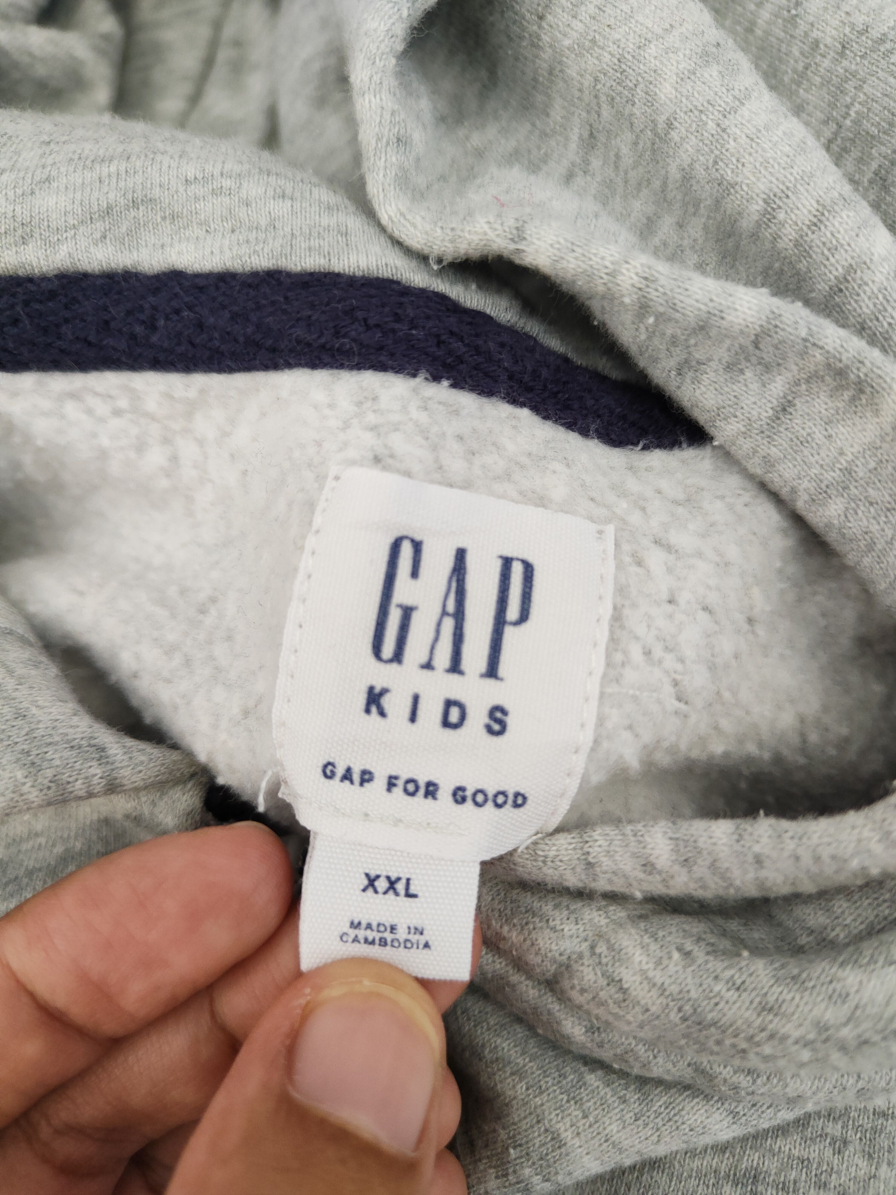 Gap Gap kids xxl vintage Gray Hoodie Sweaters #S2459 Size S / US 4 / IT 40 - 11 Thumbnail