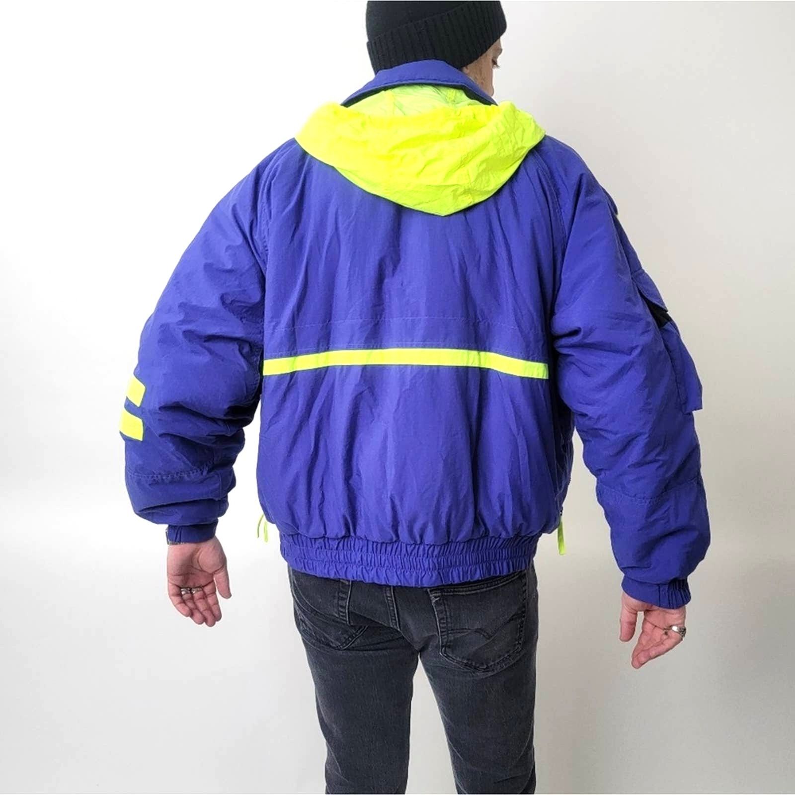 Vintage Vintage 90's Steeper Slopes Ski Snowboarding Puffer Jacket Size US L / EU 52-54 / 3 - 3 Thumbnail