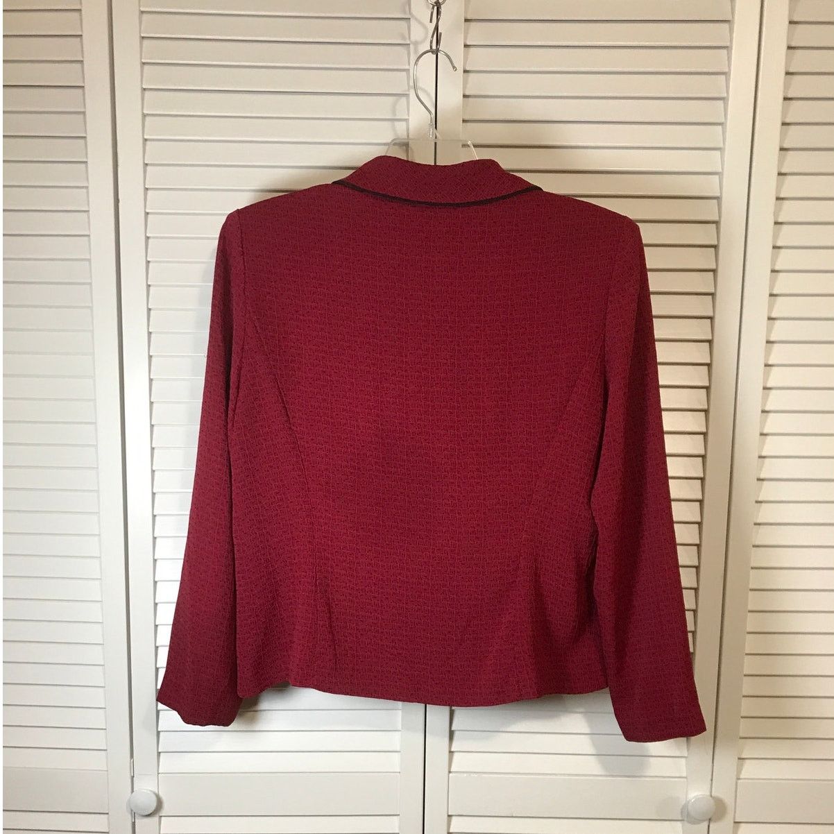 Other Miss Dorby Vintage Red Collared Long Sleeve Jacket XL Size XL / US 12-14 / IT 48-50 - 2 Thumbnail