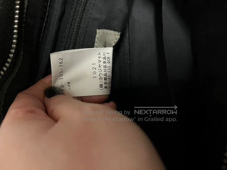 Yohji Yamamoto Yohji Yamamoto Zipper Handbag Size ONE SIZE - 8 Thumbnail