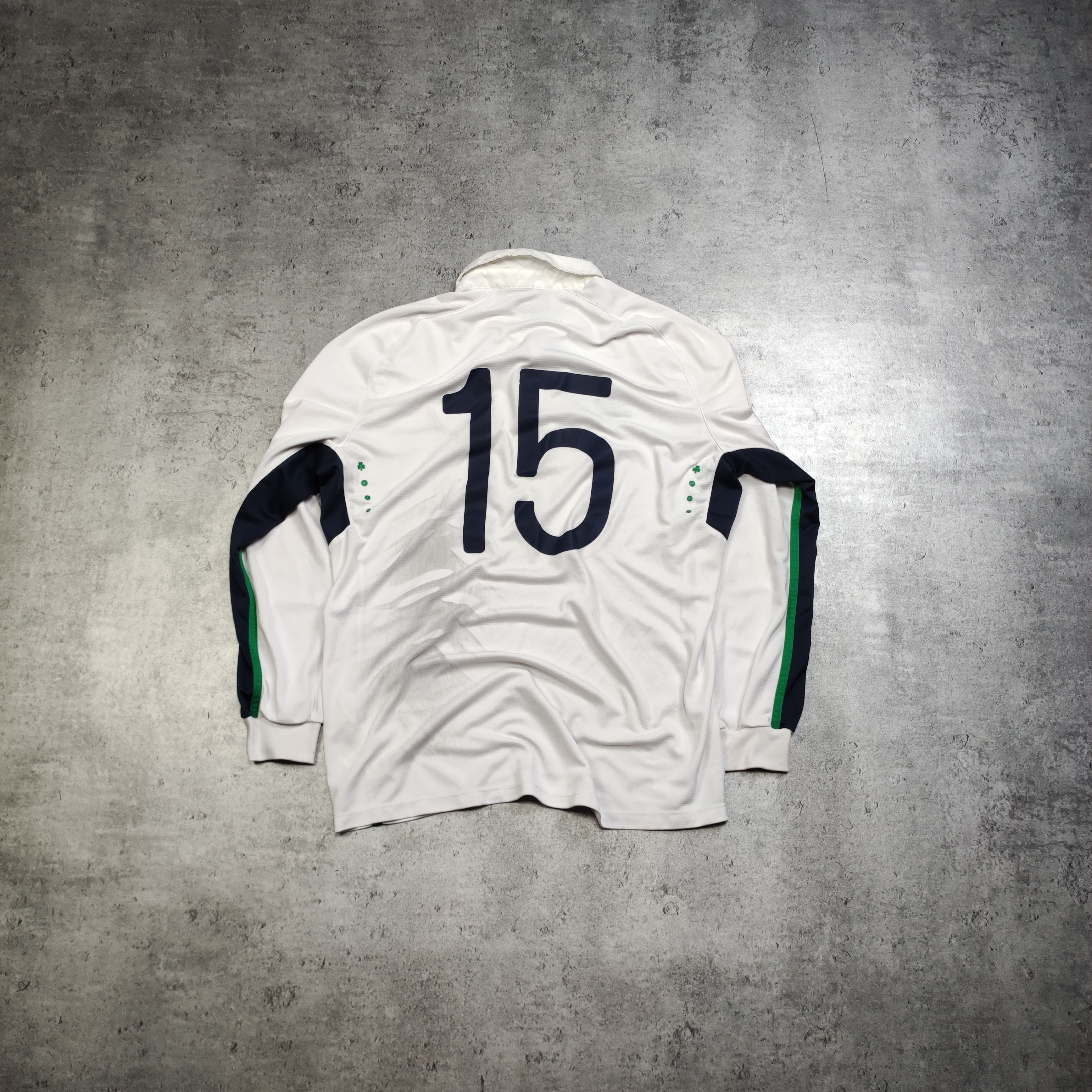 Other RARE Ireland #15 Match Worn Youth National Team 14/16 Jersey Size US L / EU 52-54 / 3 - 10 Thumbnail